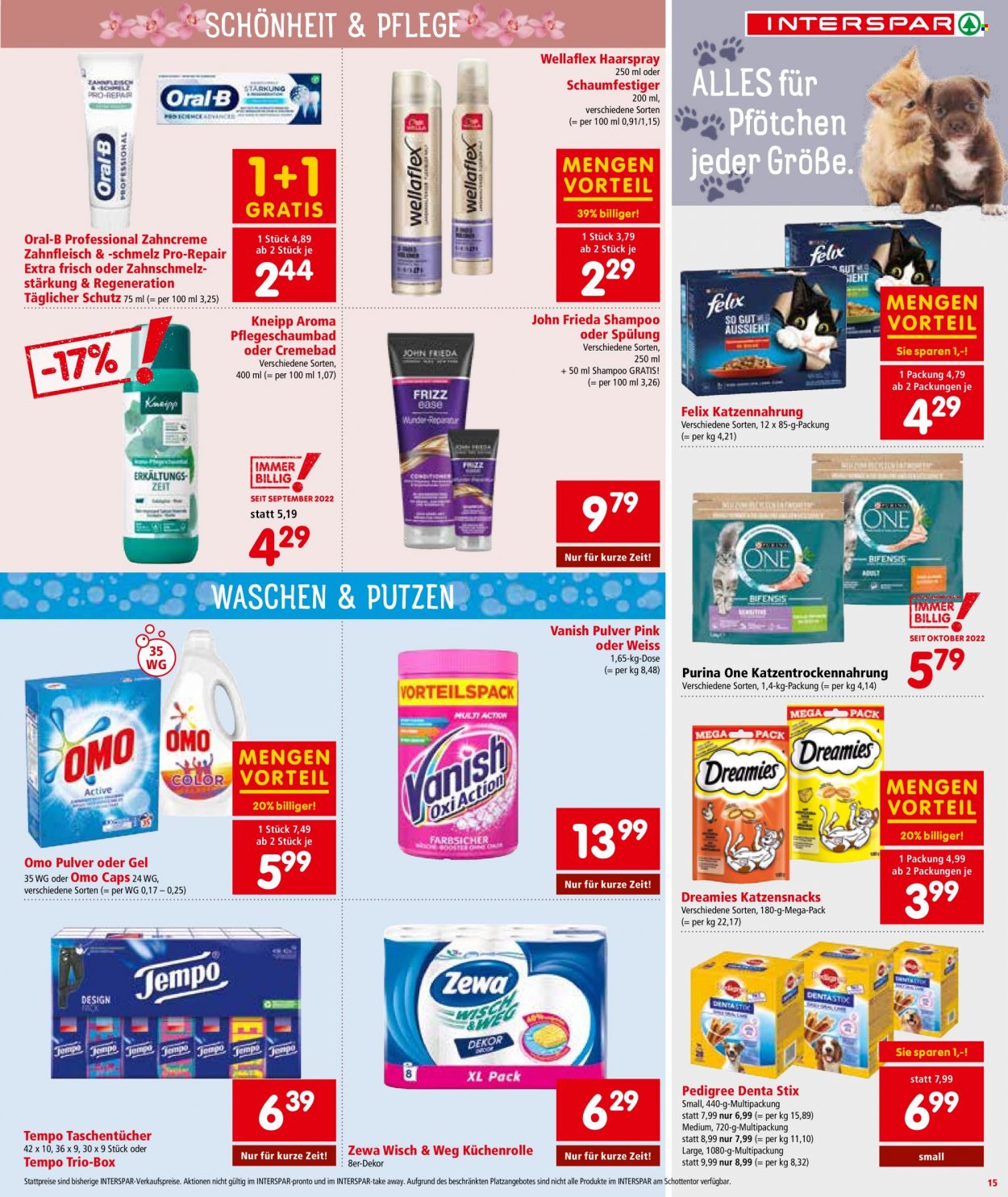 Angebote INTERSPAR - 17.11.2022 - 30.11.2022. Seite 15