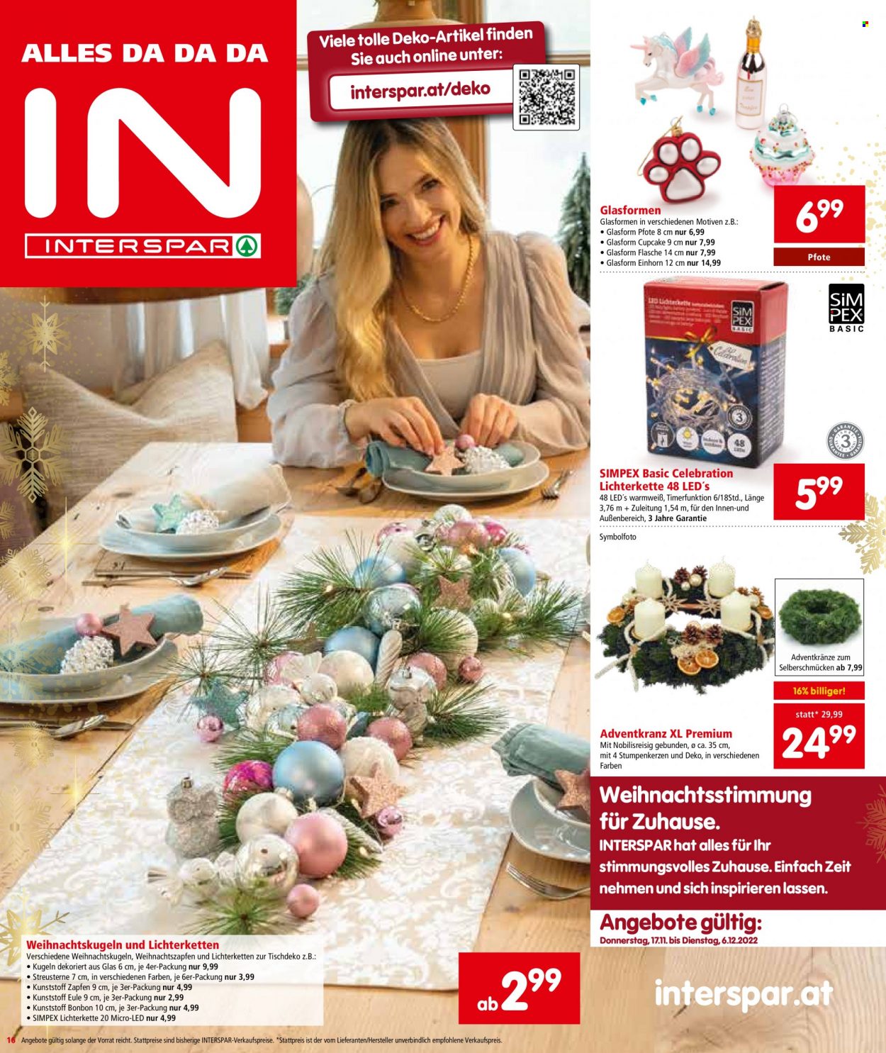 Angebote INTERSPAR - 17.11.2022 - 30.11.2022. Seite 16