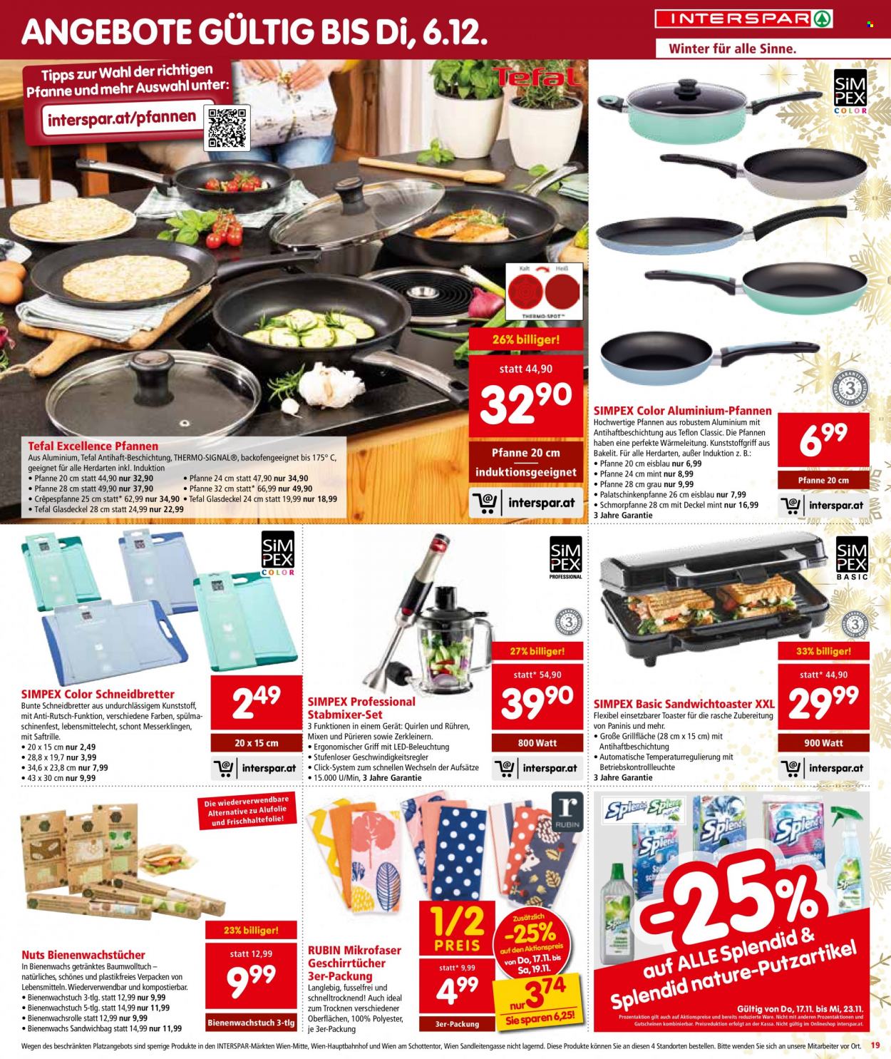 Angebote INTERSPAR - 17.11.2022 - 30.11.2022. Seite 19
