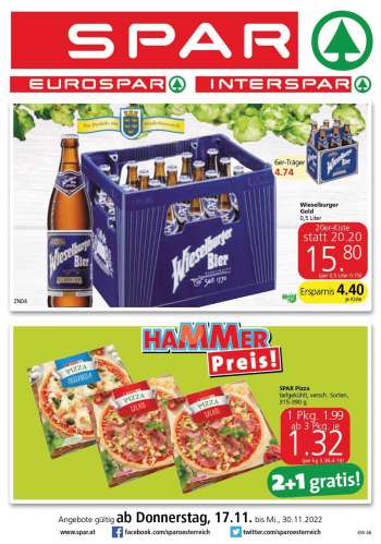 Angebote INTERSPAR - 17.11.2022 - 30.11.2022.