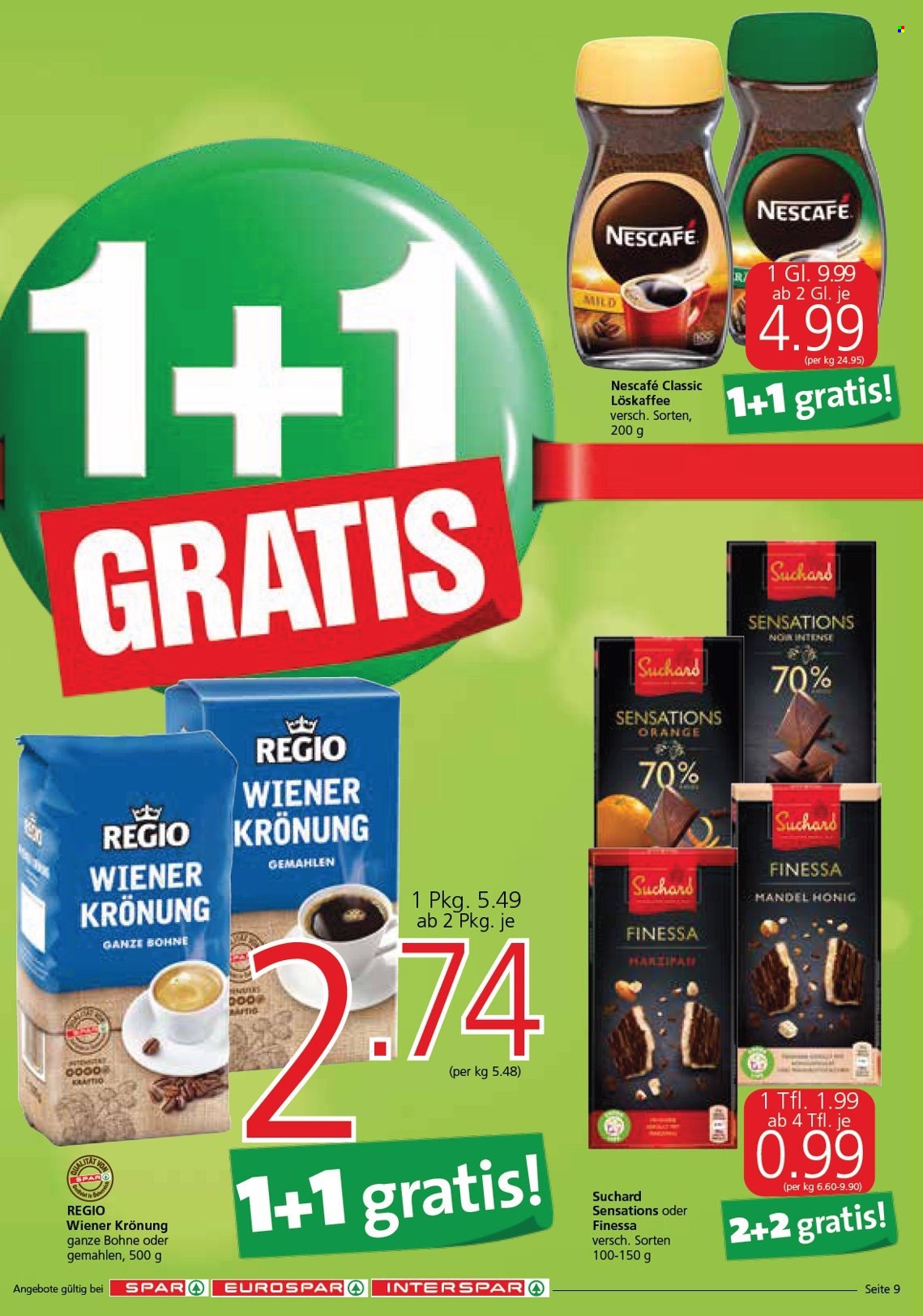 Angebote INTERSPAR - 17.11.2022 - 30.11.2022. Seite 9