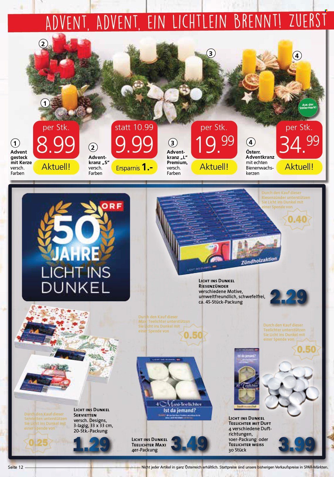 Angebote INTERSPAR - 17.11.2022 - 30.11.2022. Seite 12