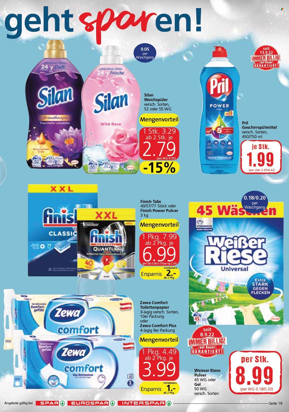 Angebote INTERSPAR - 17.11.2022 - 30.11.2022. Seite 19