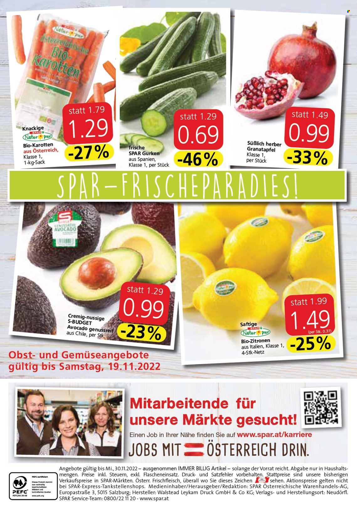 Angebote INTERSPAR - 17.11.2022 - 30.11.2022. Seite 20