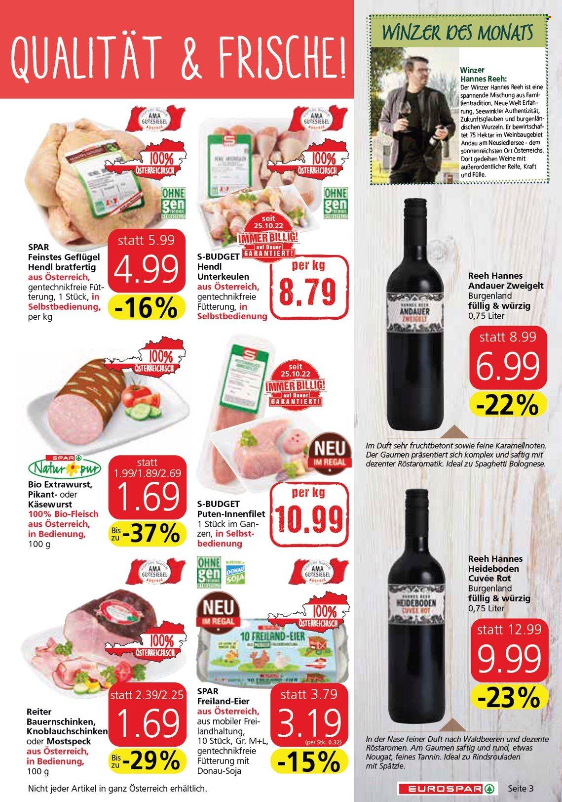 Angebote EUROSPAR - 17.11.2022 - 30.11.2022. Seite 3