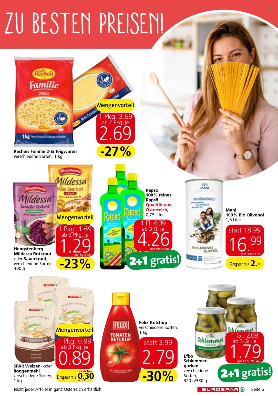 Angebote EUROSPAR - 17.11.2022 - 30.11.2022. Seite 5