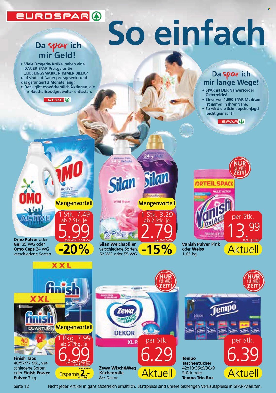 Angebote EUROSPAR - 17.11.2022 - 30.11.2022. Seite 12