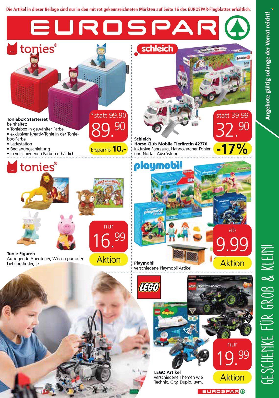 Angebote EUROSPAR - 17.11.2022 - 30.11.2022. Seite 1