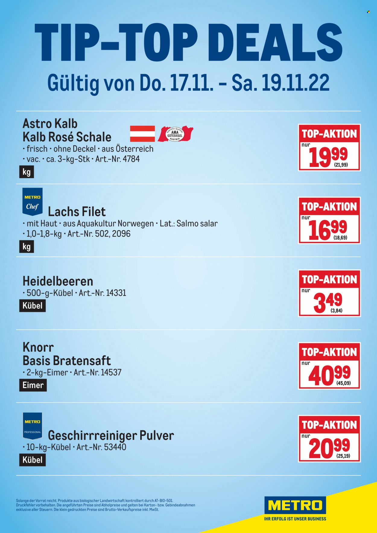 Angebote Metro - 17.11.2022 - 19.11.2022. Seite 6