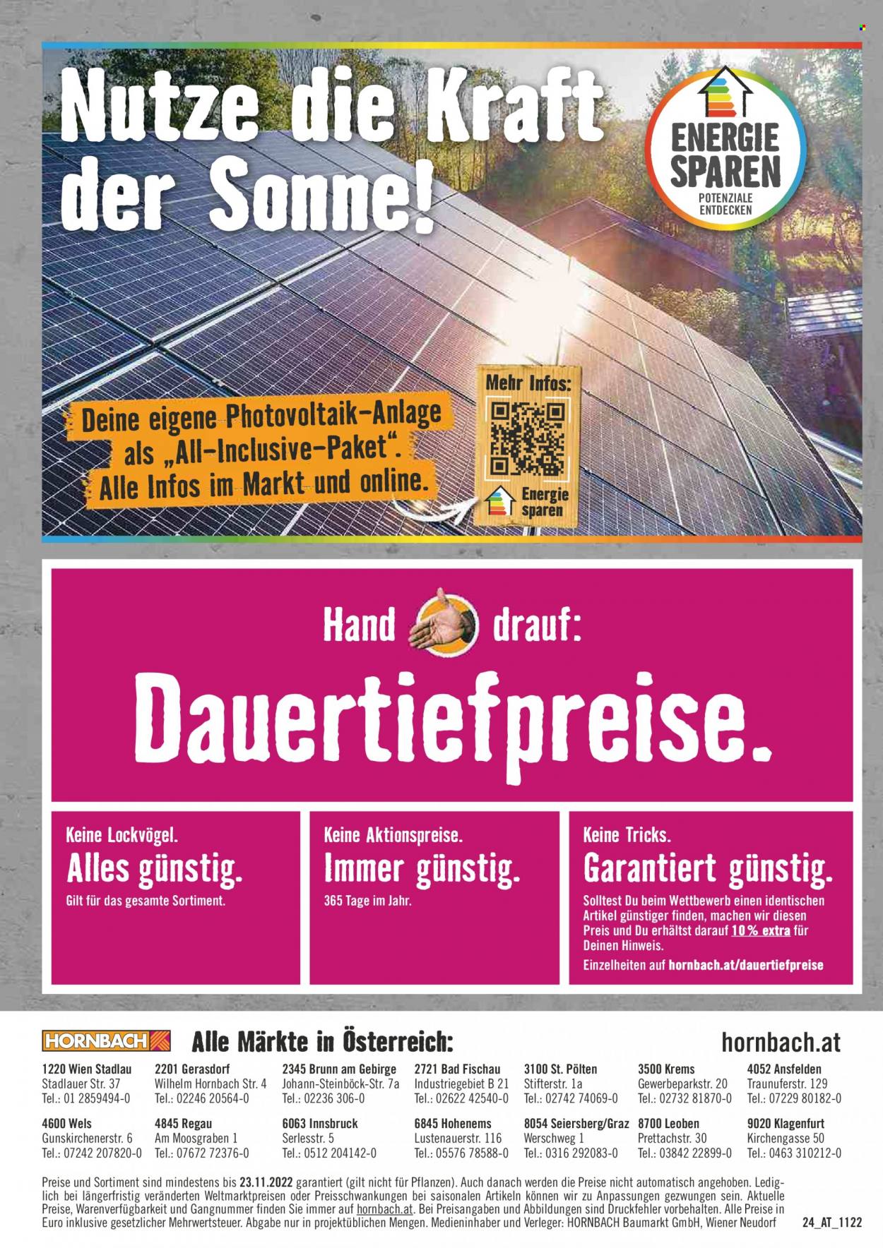 Angebote Hornbach - 16.11.2022 - 23.11.2022. Seite 24