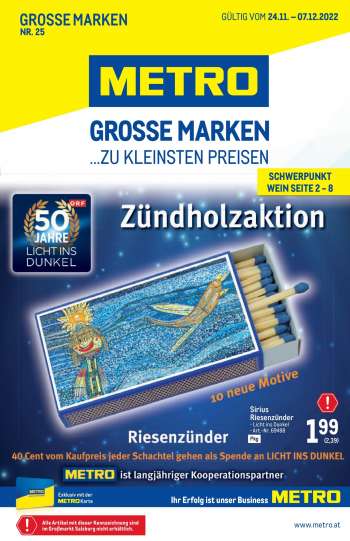 Angebote Metro - 24.11.2022 - 7.12.2022.