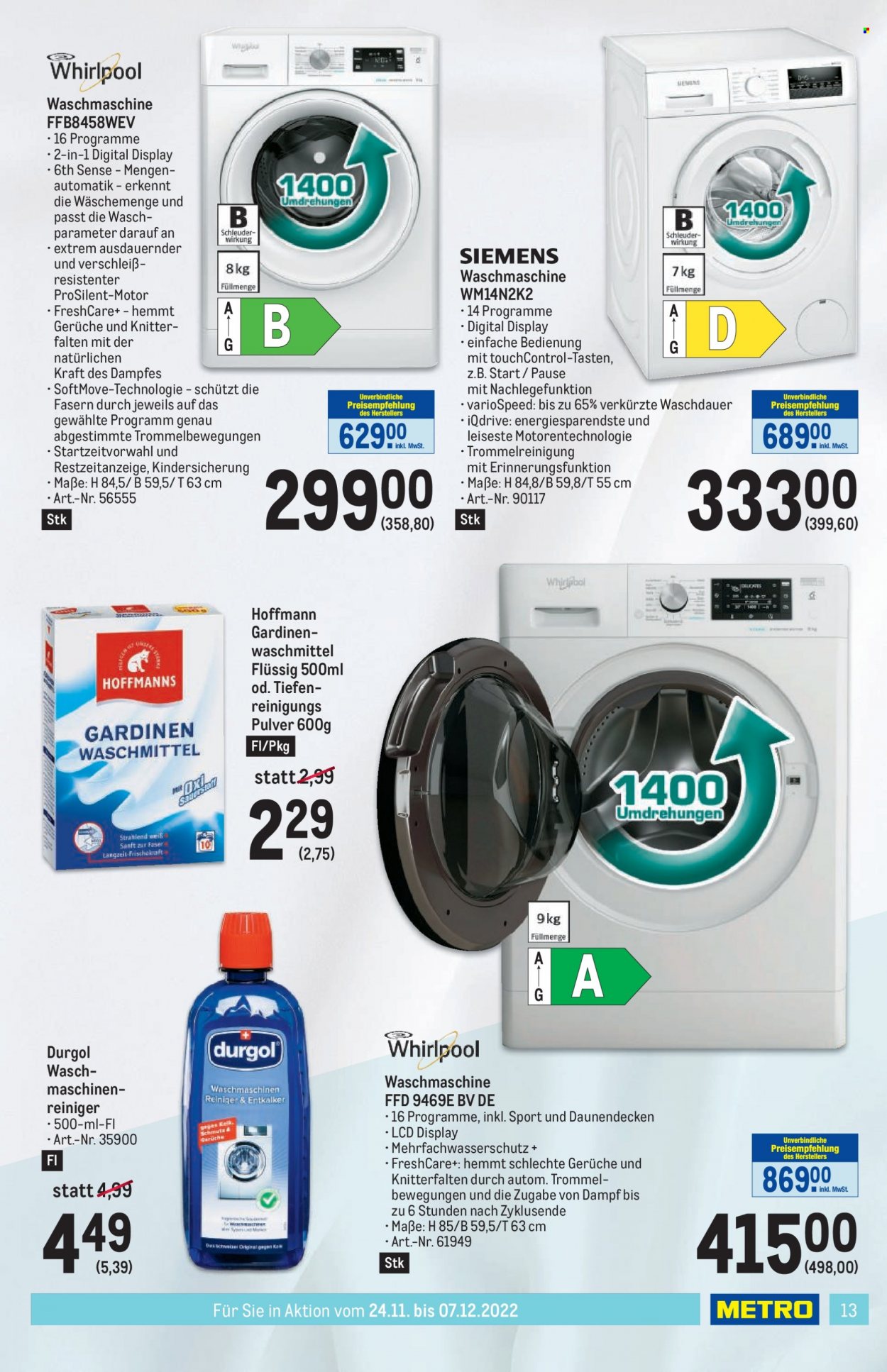 Angebote Metro - 24.11.2022 - 7.12.2022. Seite 13