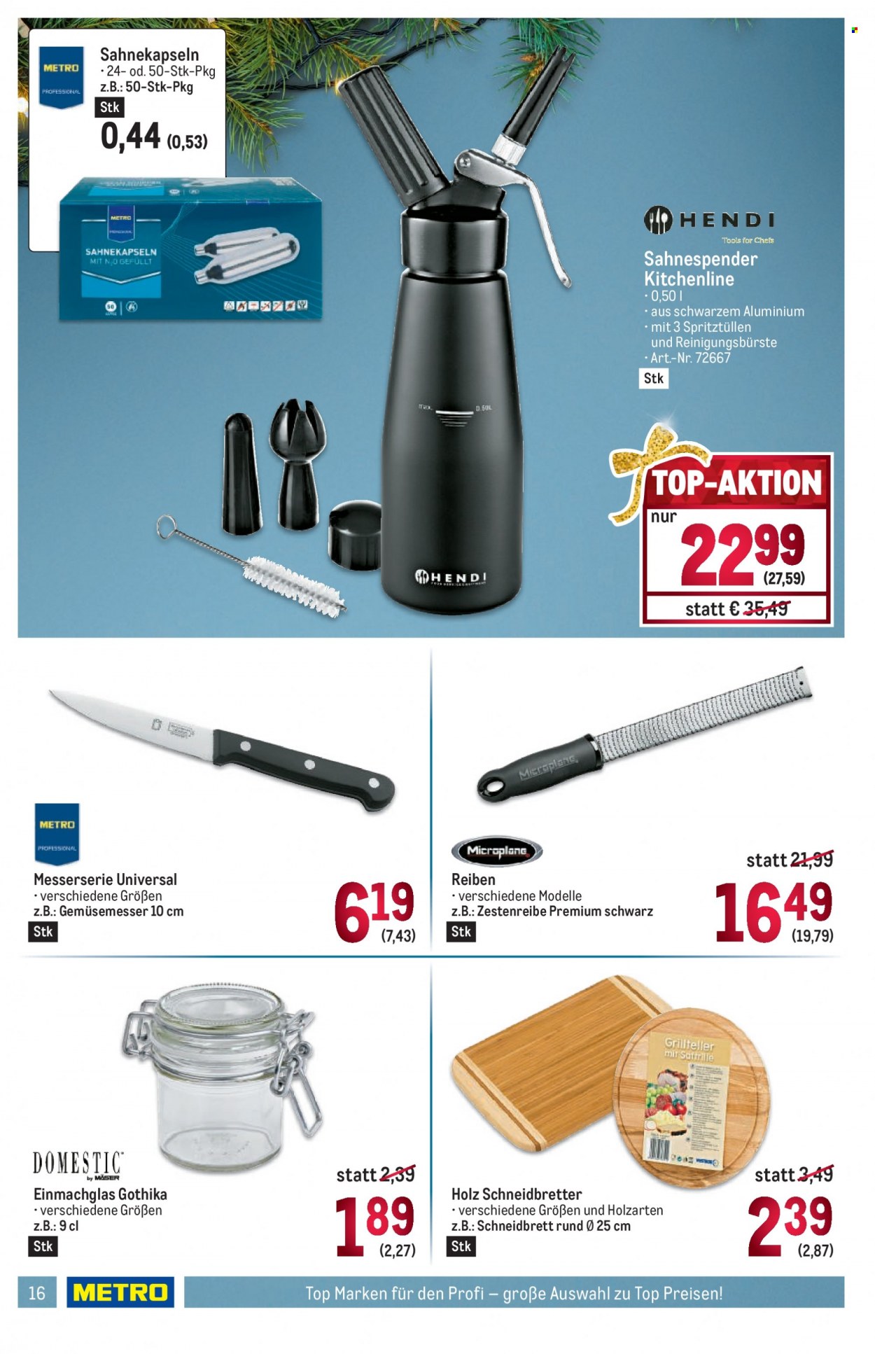 Angebote Metro - 24.11.2022 - 7.12.2022. Seite 16