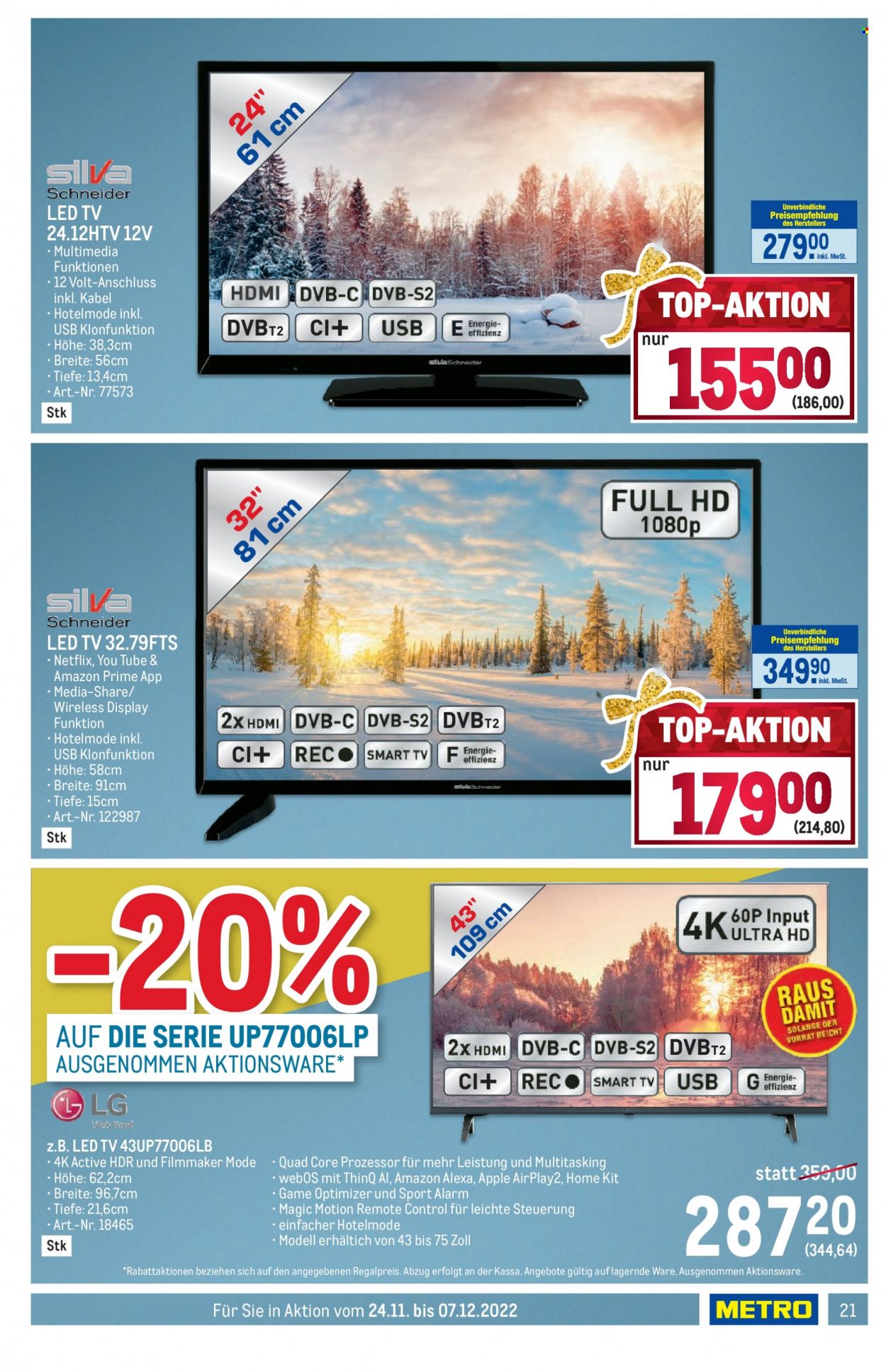 Angebote Metro - 24.11.2022 - 7.12.2022. Seite 21