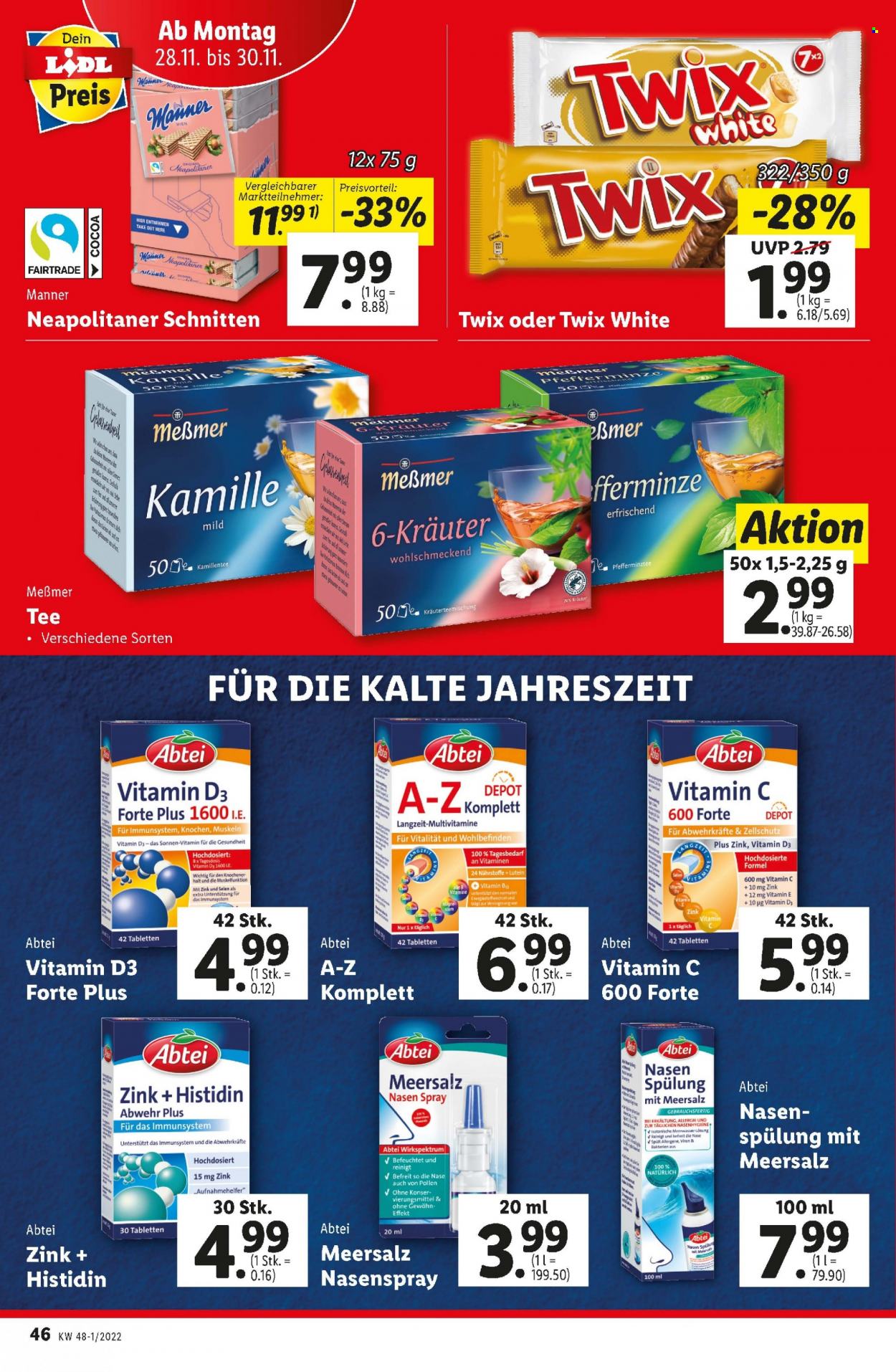 Angebote Lidl - 24.11.2022 - 30.11.2022. Seite 48