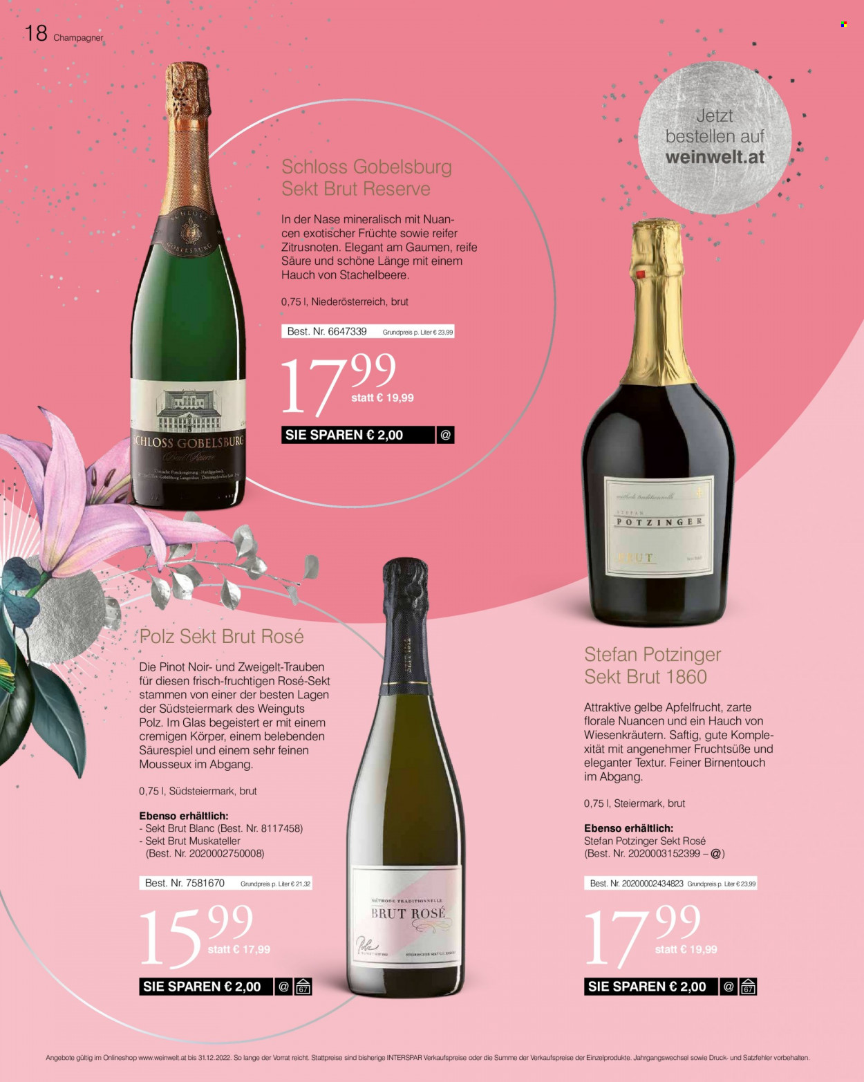 Angebote INTERSPAR - 10.11.2022 - 31.12.2022. Seite 18