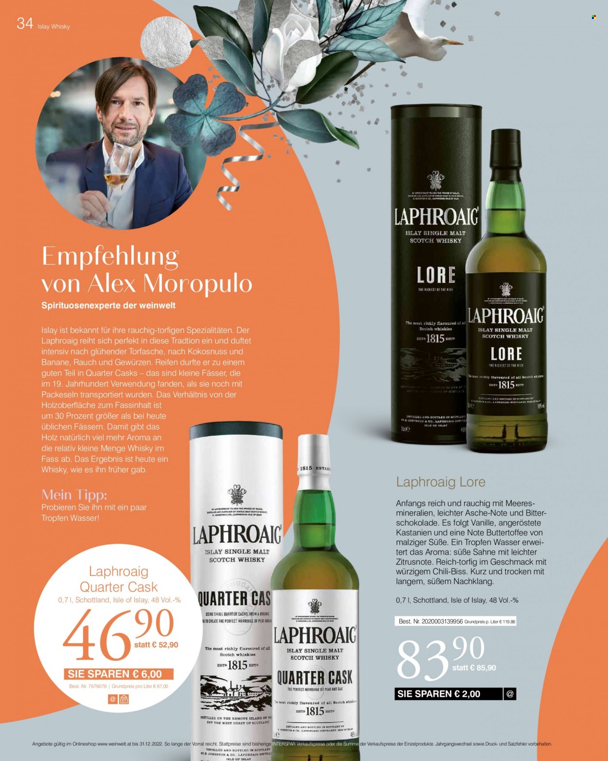 Angebote INTERSPAR - 10.11.2022 - 31.12.2022. Seite 34
