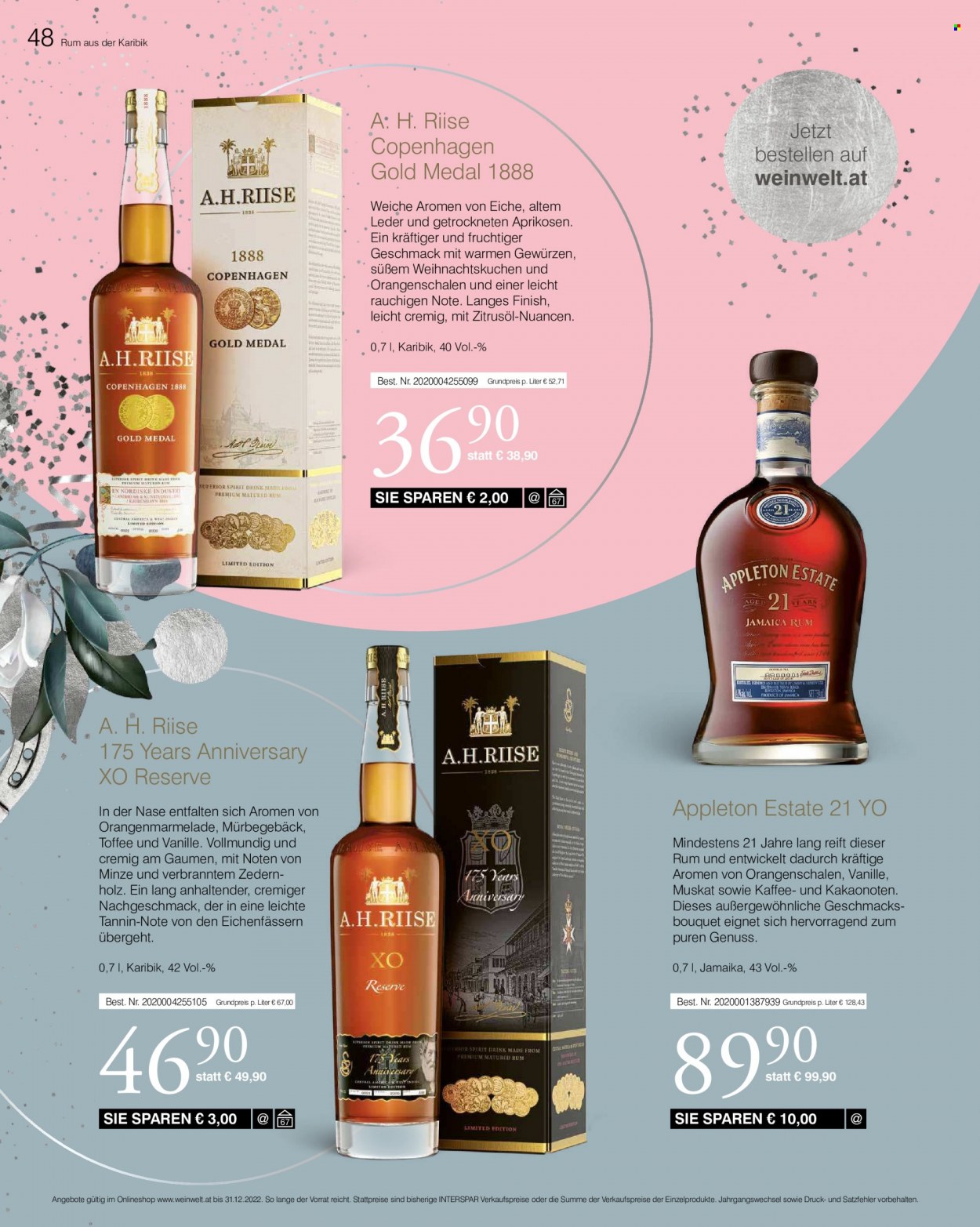 Angebote INTERSPAR - 10.11.2022 - 31.12.2022. Seite 48