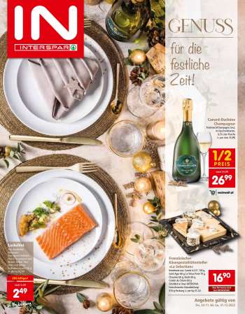 Angebote INTERSPAR - 24.11.2022 - 31.12.2022.