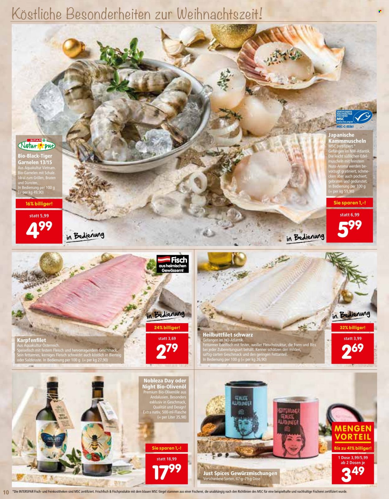 Angebote INTERSPAR - 24.11.2022 - 31.12.2022. Seite 10