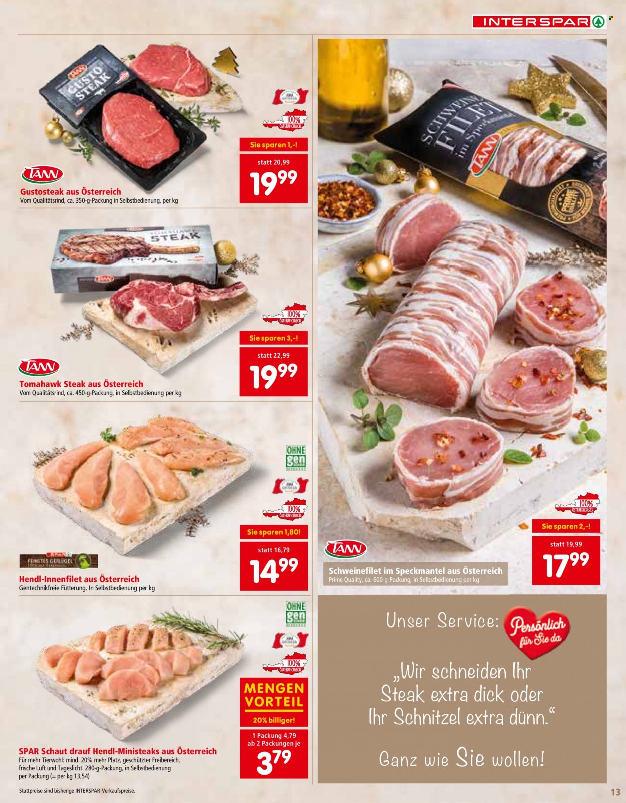 Angebote INTERSPAR - 24.11.2022 - 31.12.2022. Seite 13