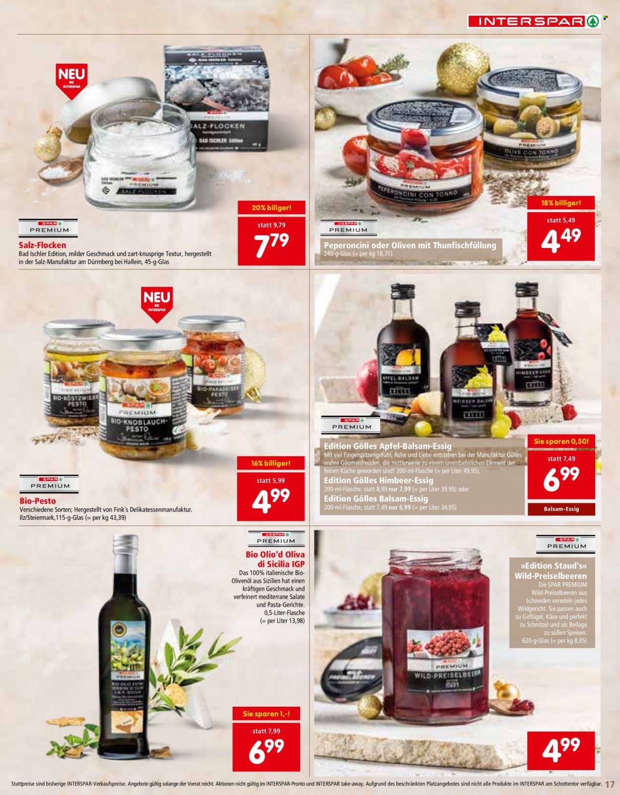 Angebote INTERSPAR - 24.11.2022 - 31.12.2022. Seite 17