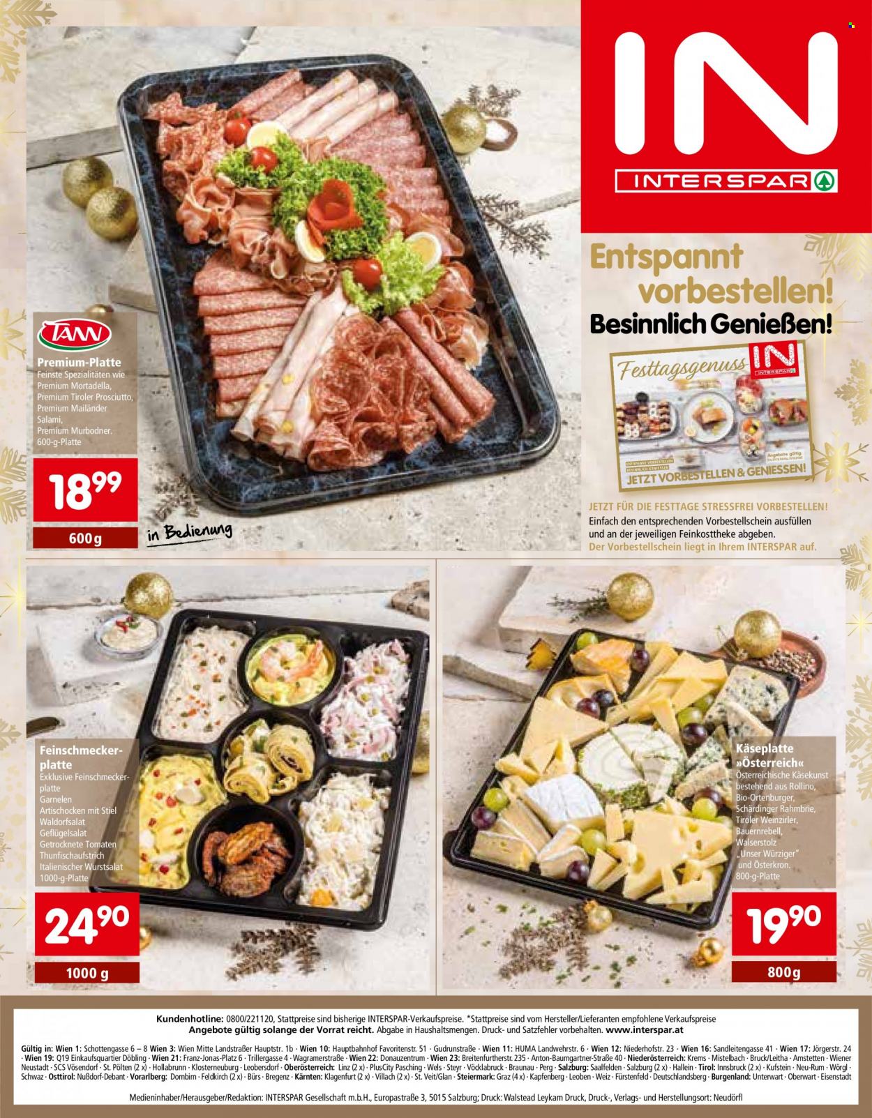 Angebote INTERSPAR - 24.11.2022 - 31.12.2022. Seite 20