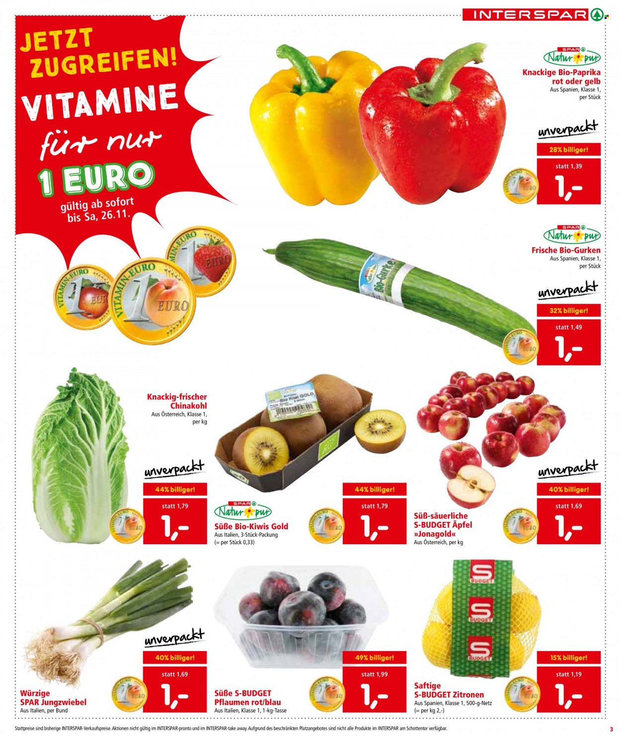 Angebote INTERSPAR - 24.11.2022 - 30.11.2022. Seite 3