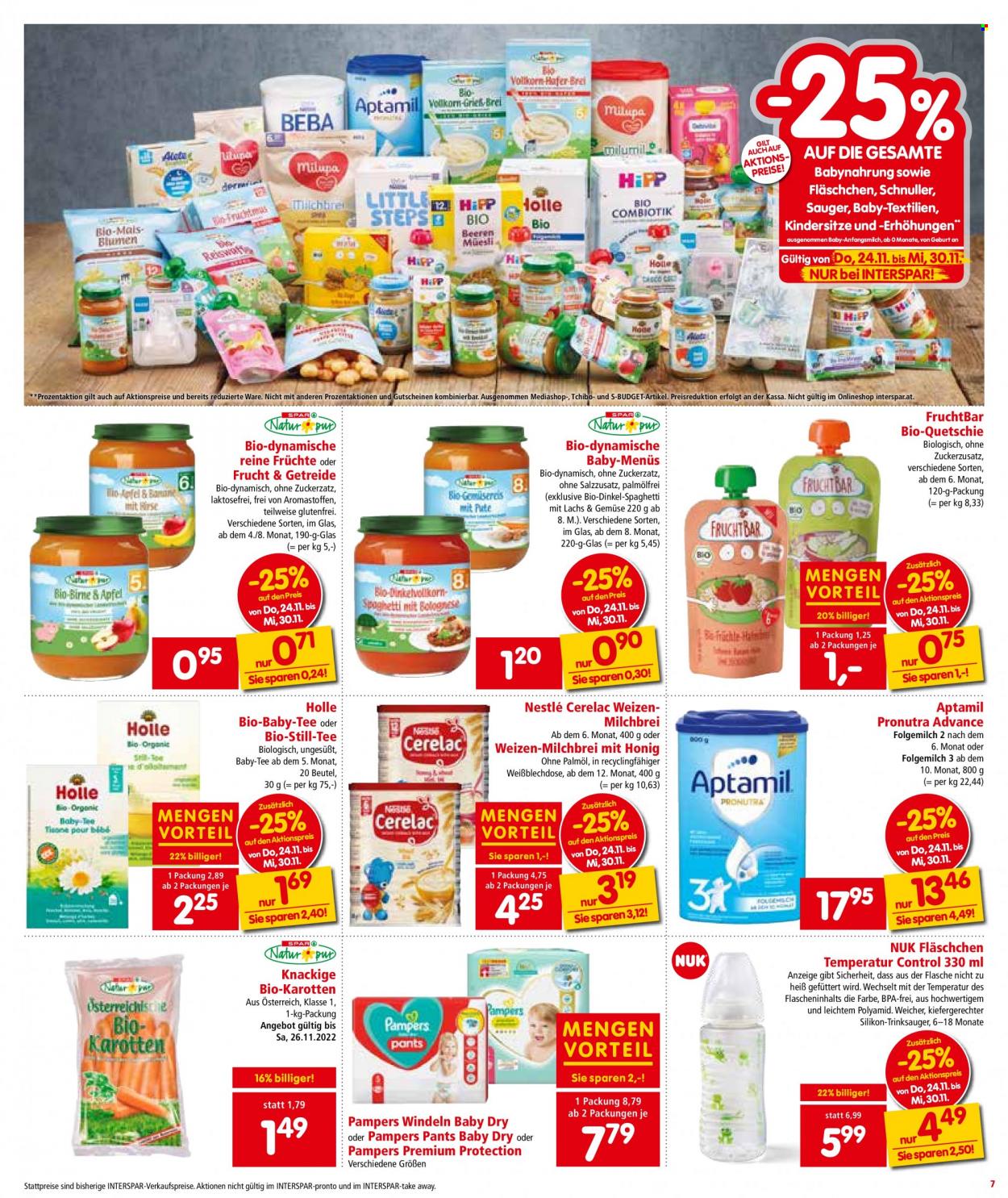 Angebote INTERSPAR - 24.11.2022 - 30.11.2022. Seite 7