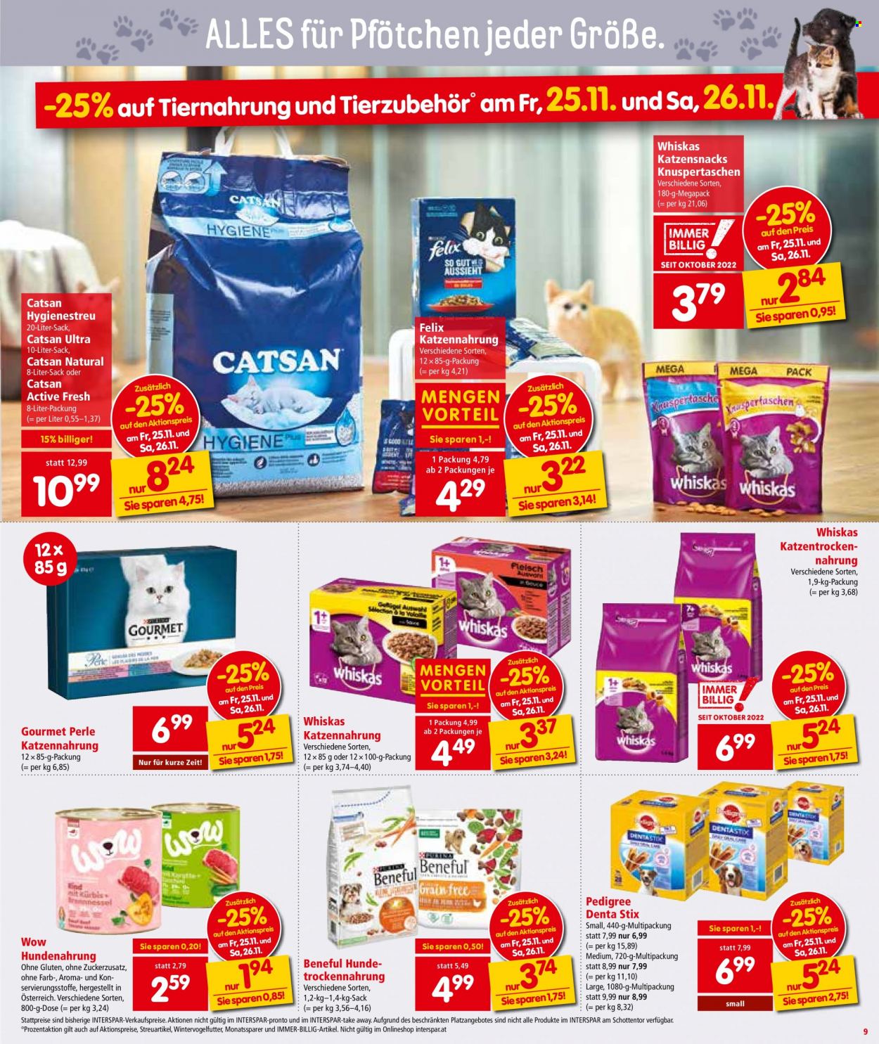 Angebote INTERSPAR - 24.11.2022 - 30.11.2022. Seite 9