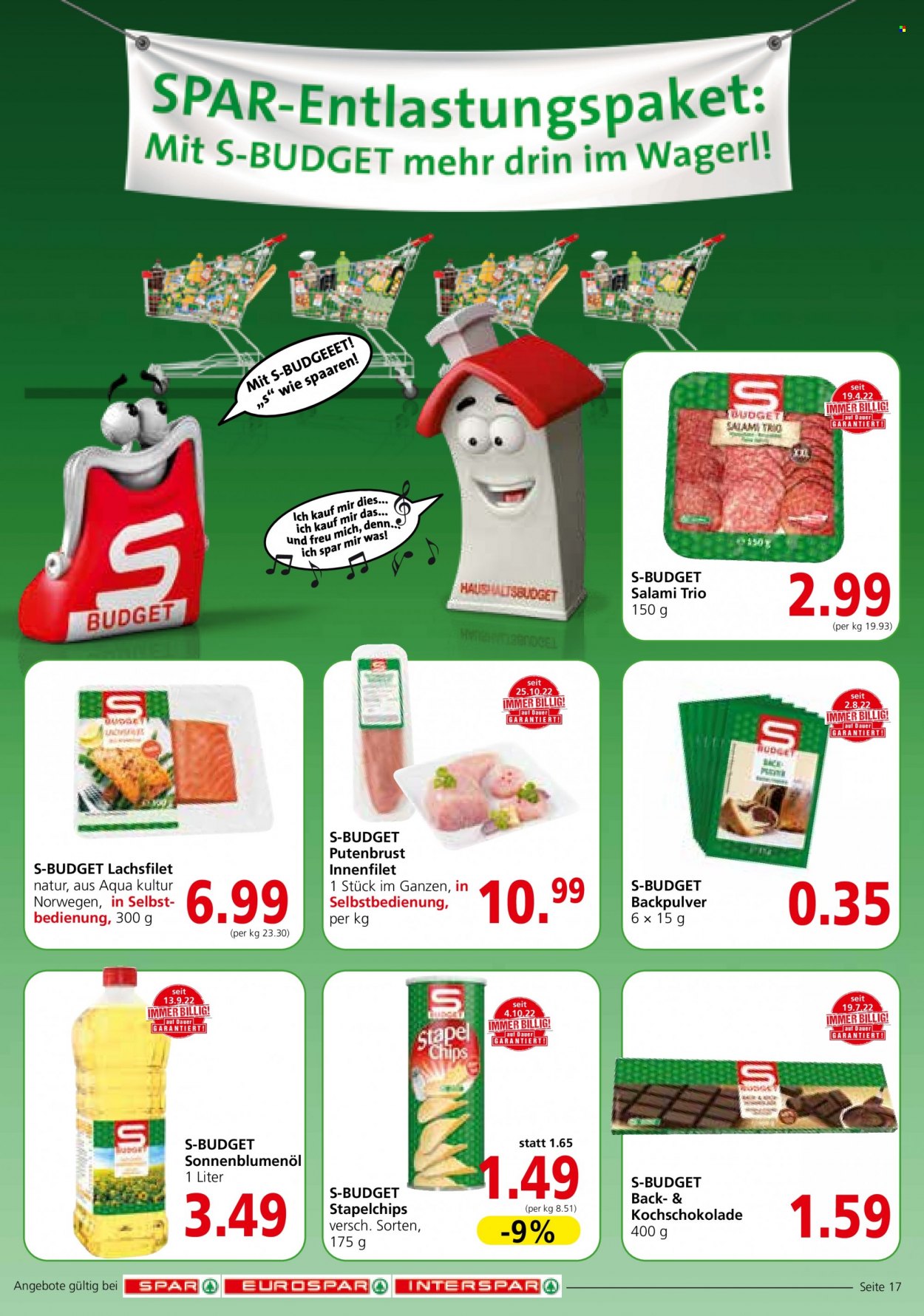 Angebote INTERSPAR - 24.11.2022 - 30.11.2022. Seite 17