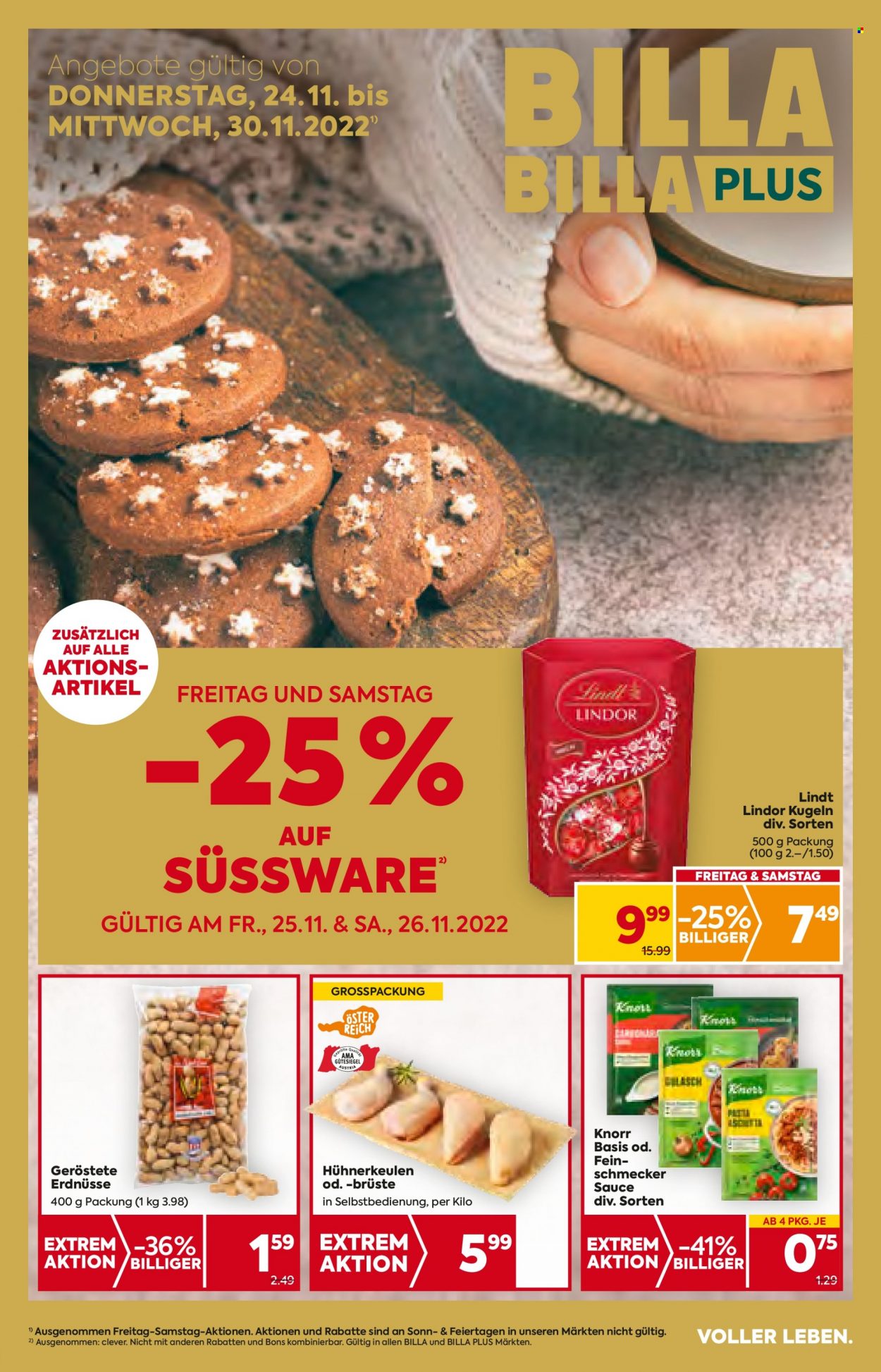 Angebote Billa - 24.11.2022 - 30.11.2022. Seite 1