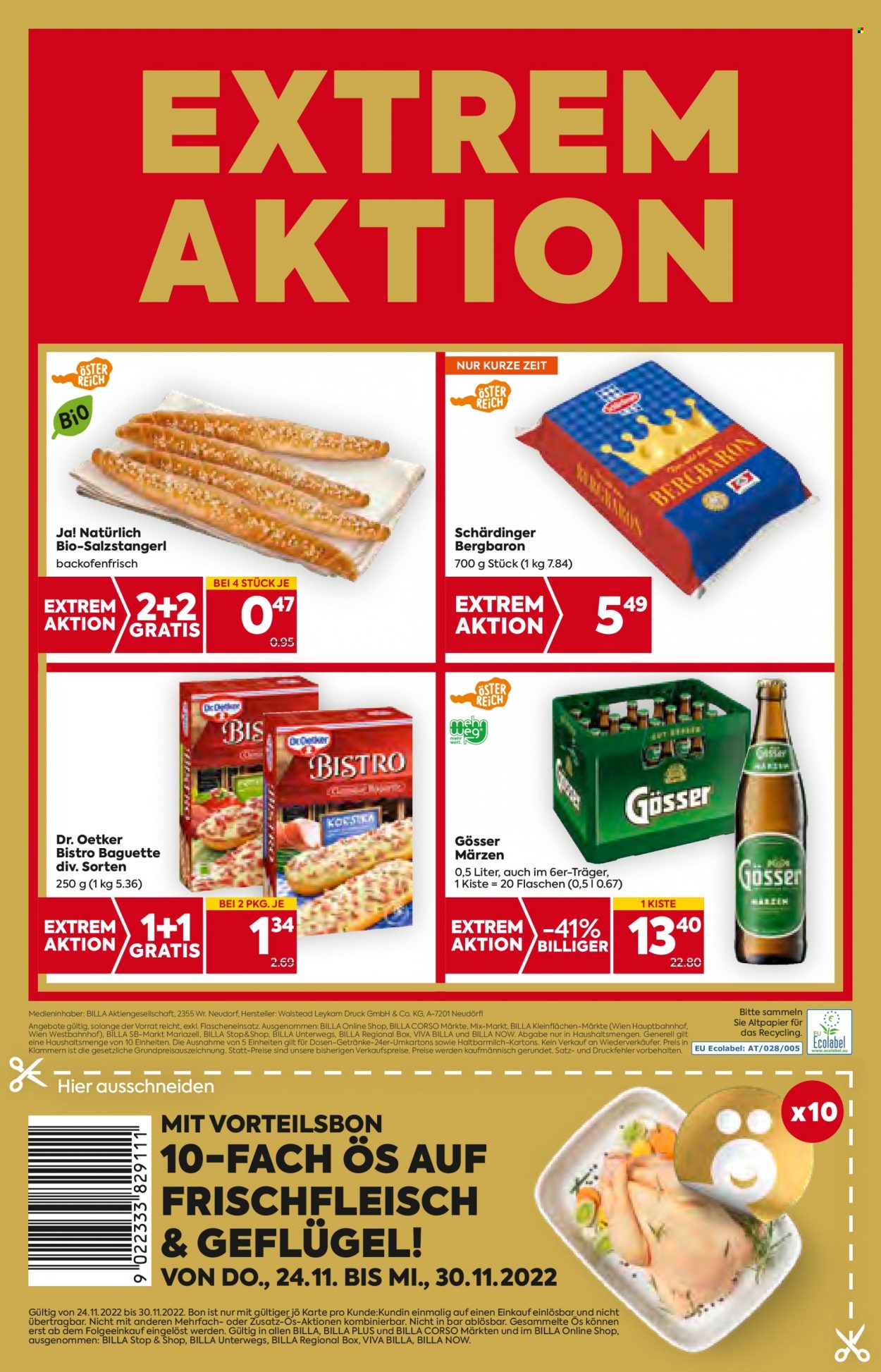 Angebote Billa - 24.11.2022 - 30.11.2022. Seite 20