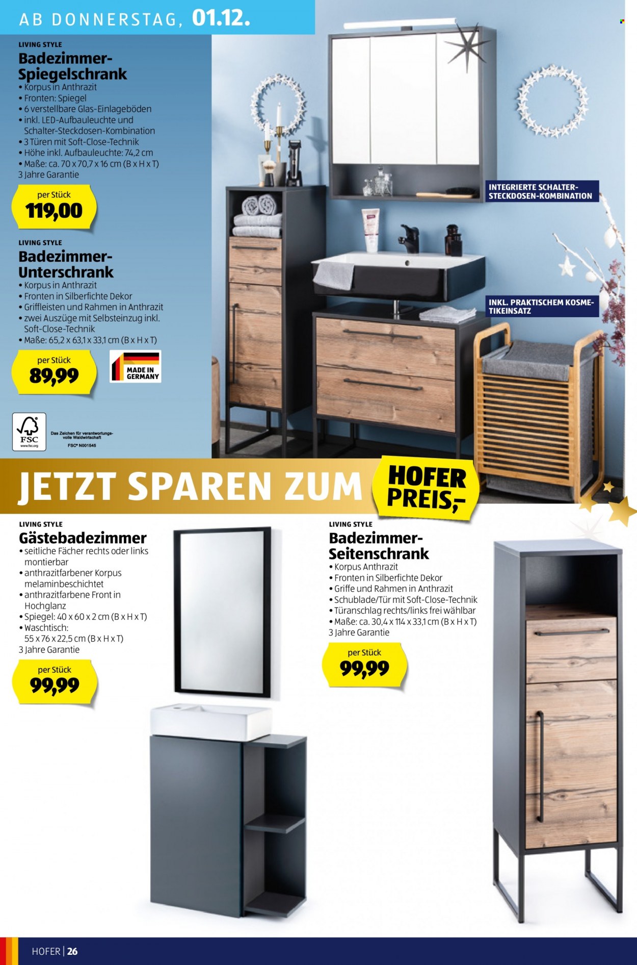 Angebote Hofer - 25.11.2022 - 1.12.2022. Seite 26