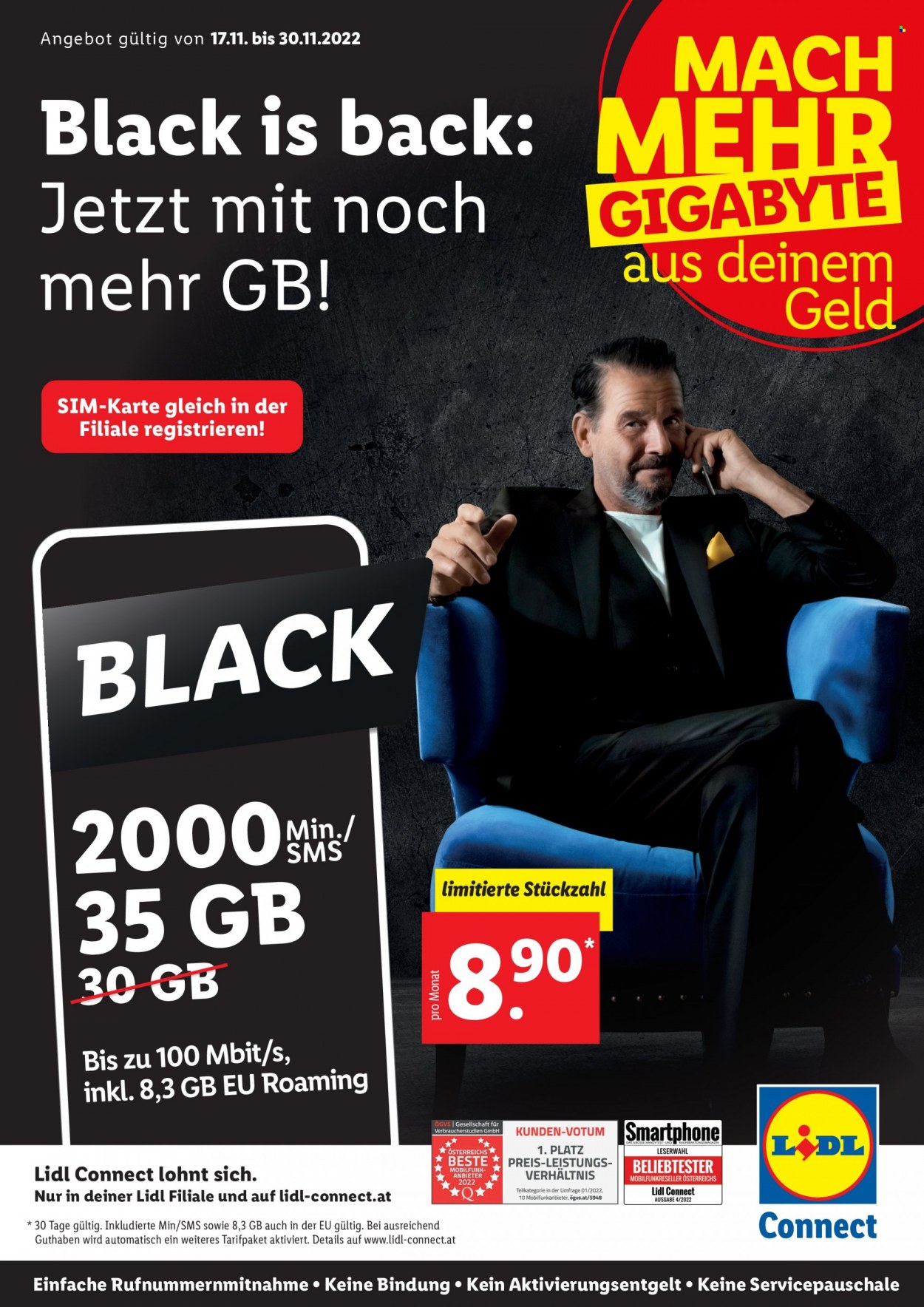 Angebote Lidl - 17.11.2022 - 30.11.2022. Seite 1