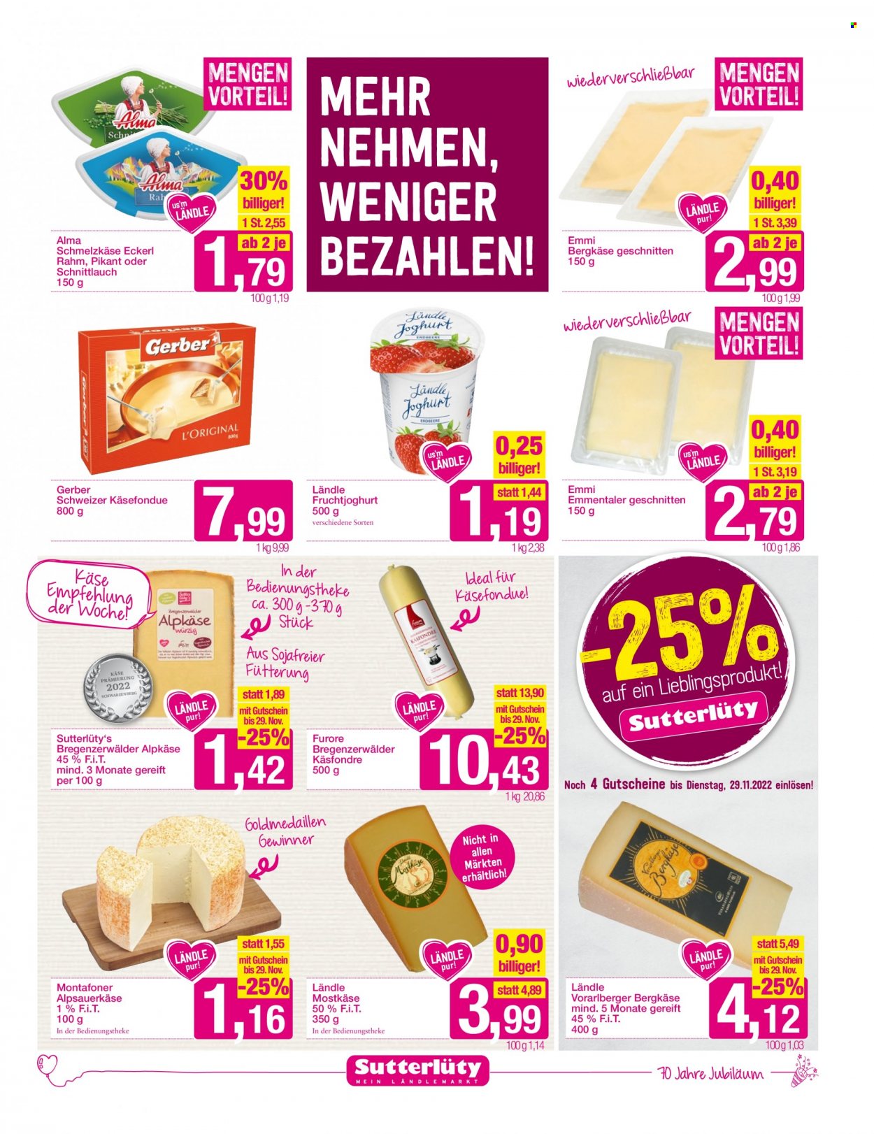 Angebote Sutterlüty - 24.11.2022 - 30.11.2022. Seite 7