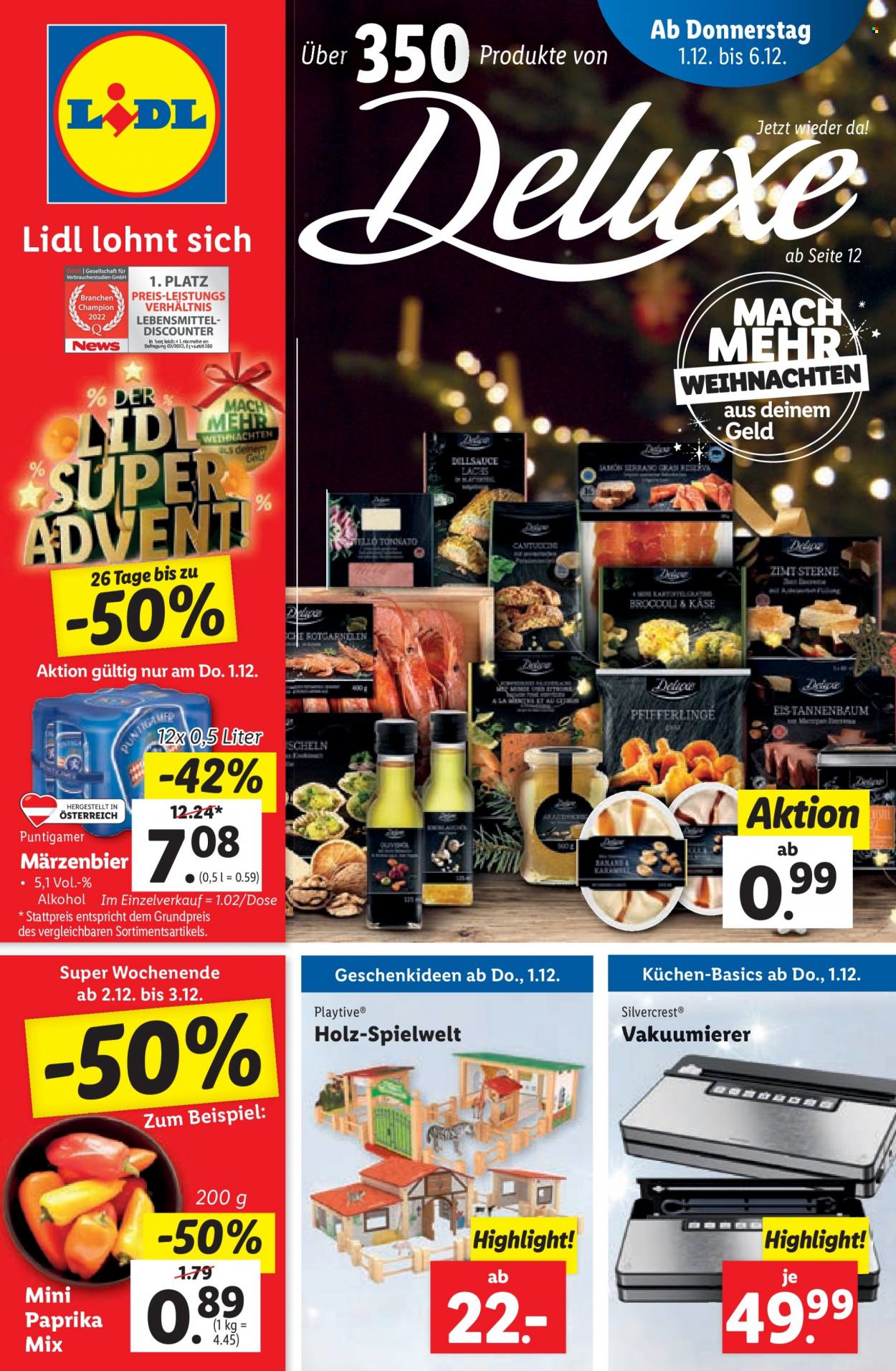 Angebote Lidl - 1.12.2022 - 6.12.2022. Seite 1