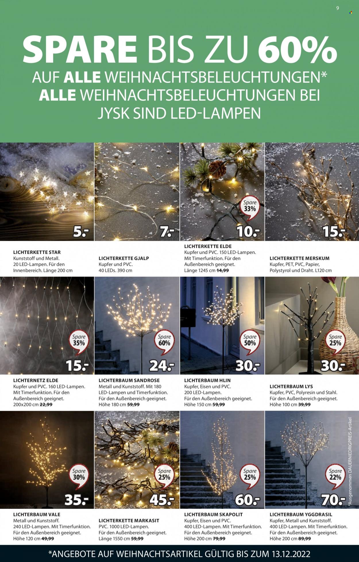Angebote JYSK - 25.11.2022 - 3.1.2023. Seite 9