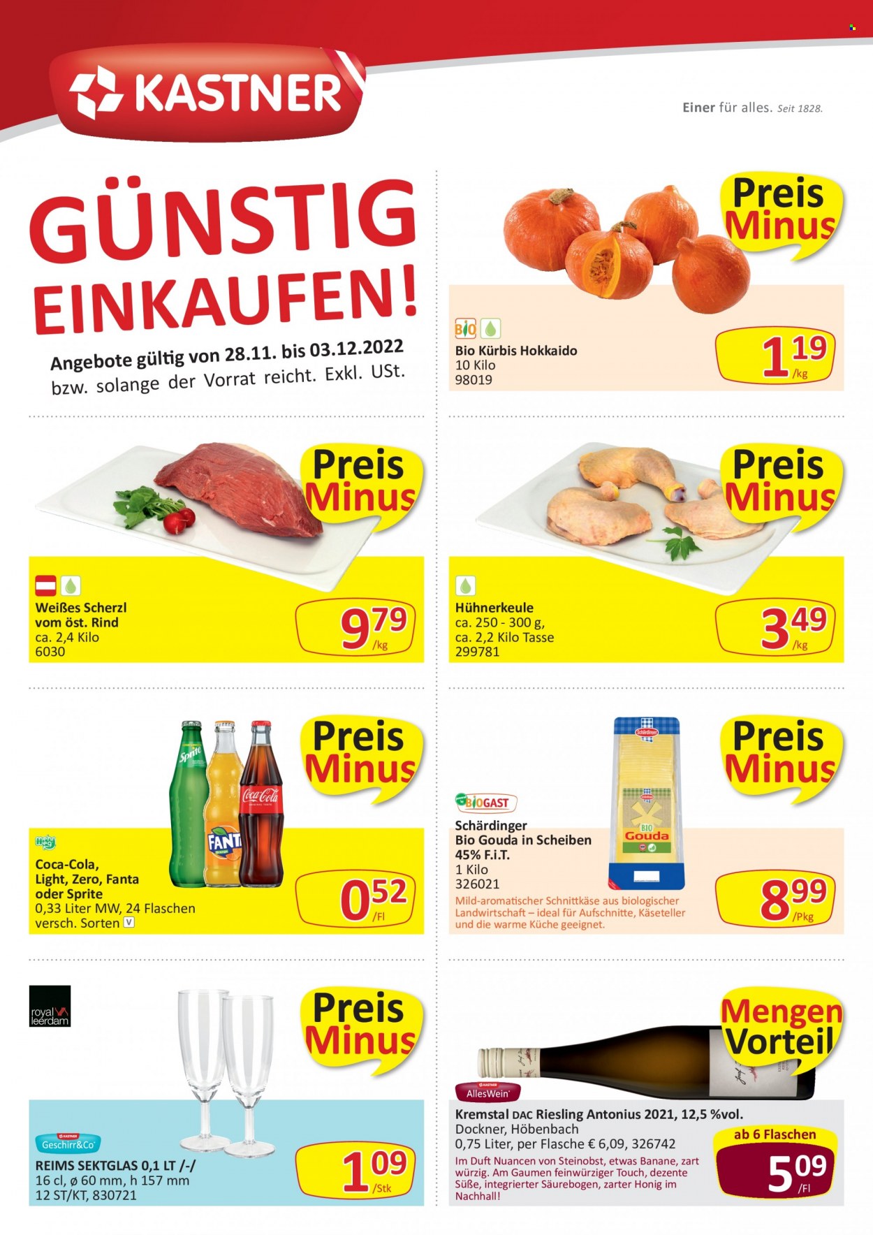 Angebote KASTNER - 28.11.2022 - 3.12.2022. Seite 1