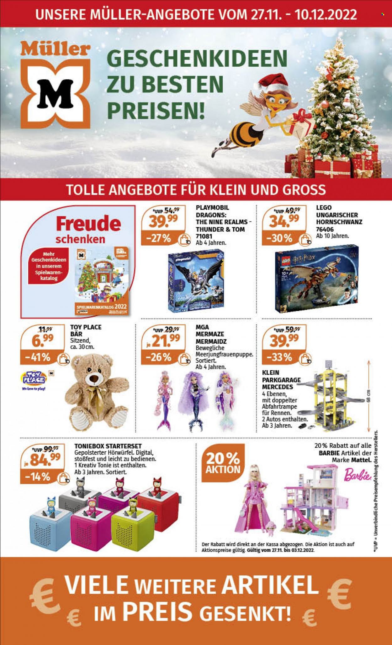 Angebote Müller - 27.11.2022 - 10.12.2022. Seite 1