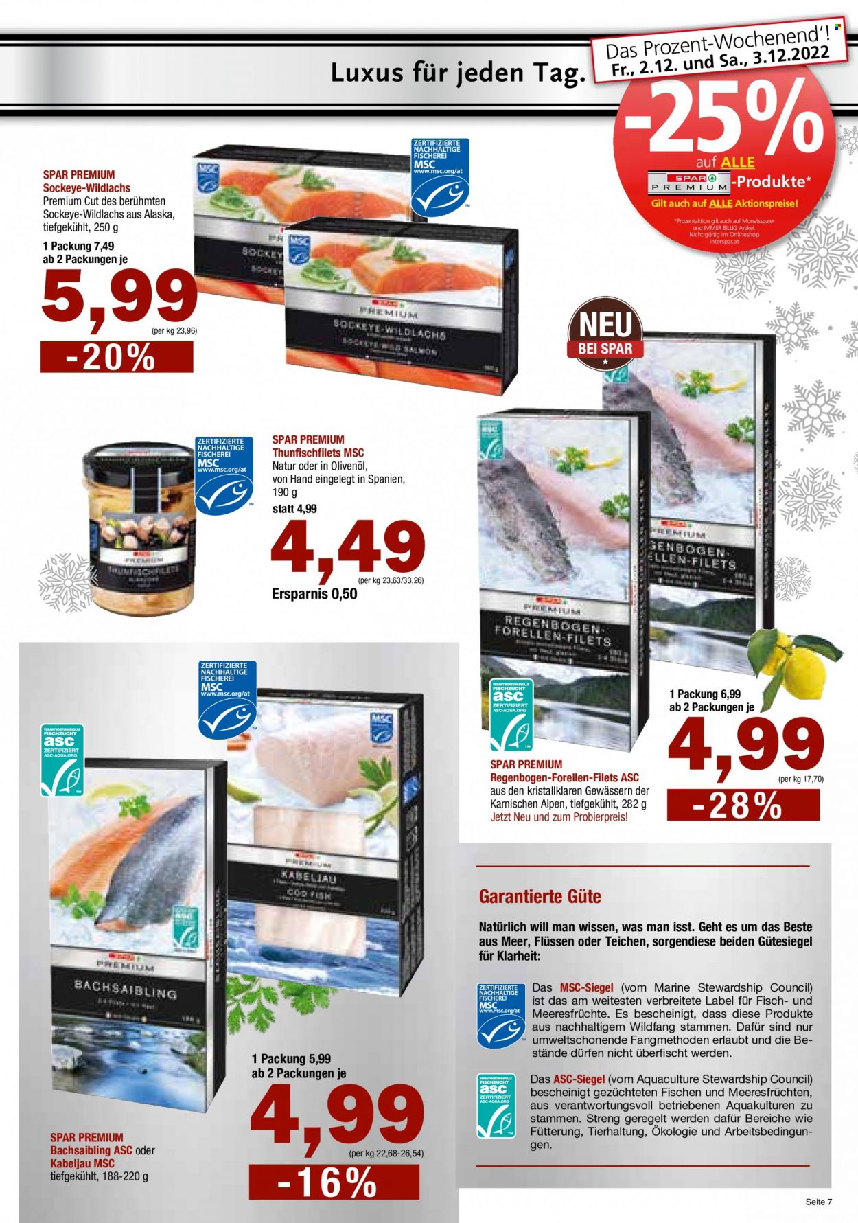 Angebote INTERSPAR - 30.11.2022 - 11.1.2023. Seite 7