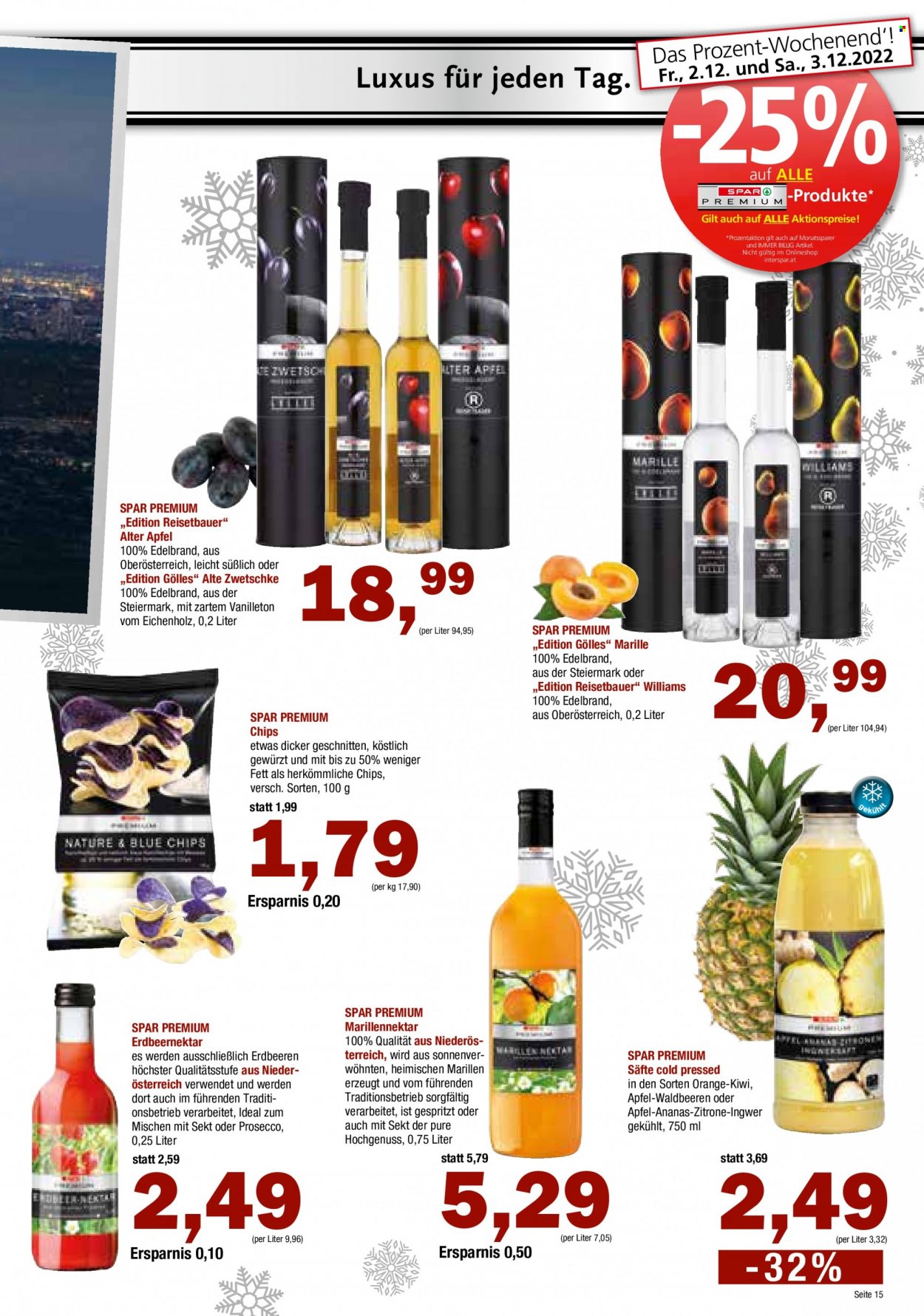 Angebote INTERSPAR - 30.11.2022 - 11.1.2023. Seite 15