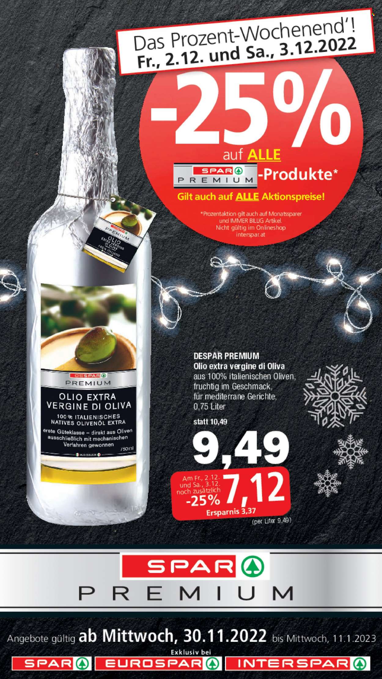 Angebote INTERSPAR - 30.11.2022 - 11.1.2023. Seite 1