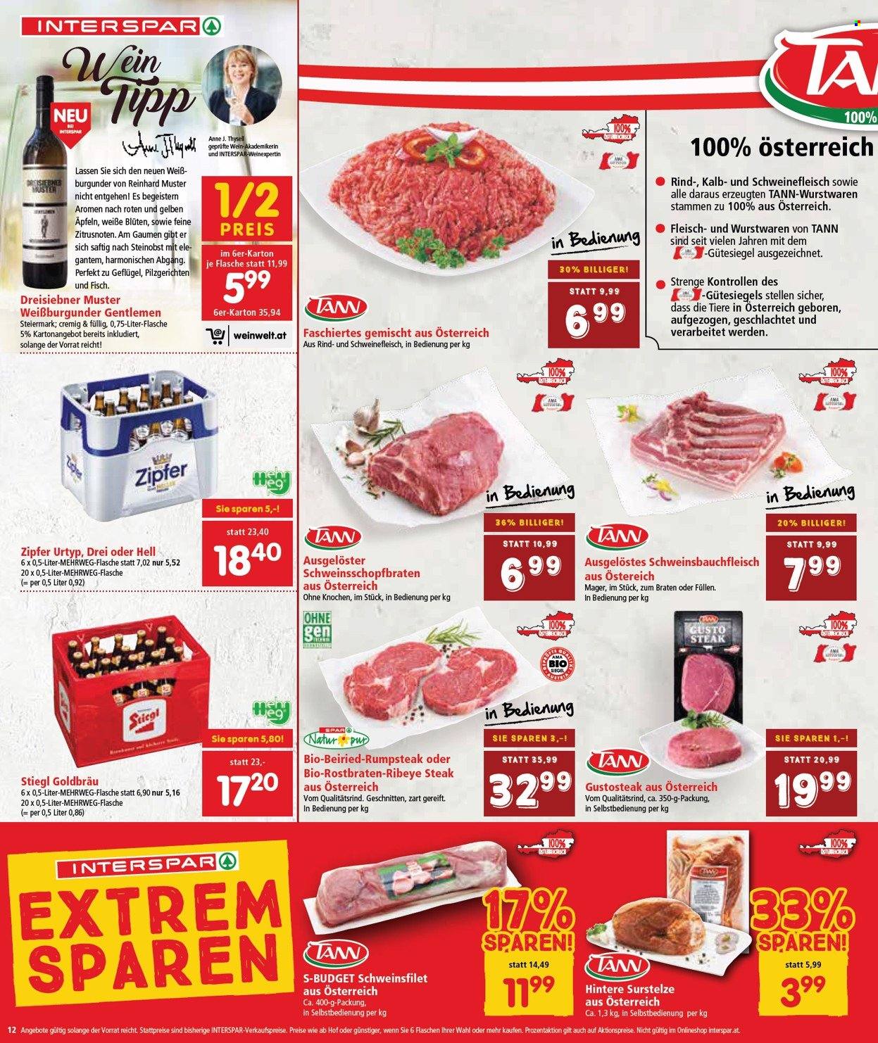 Angebote INTERSPAR - 1.12.2022 - 14.12.2022. Seite 12