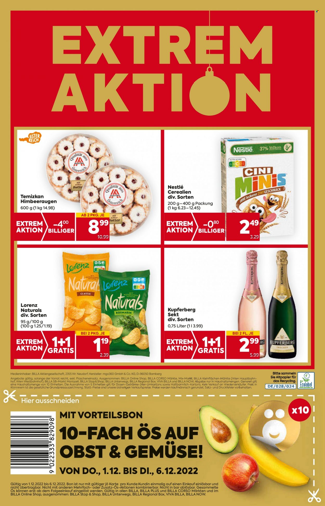 Angebote Billa - 1.12.2022 - 6.12.2022. Seite 20