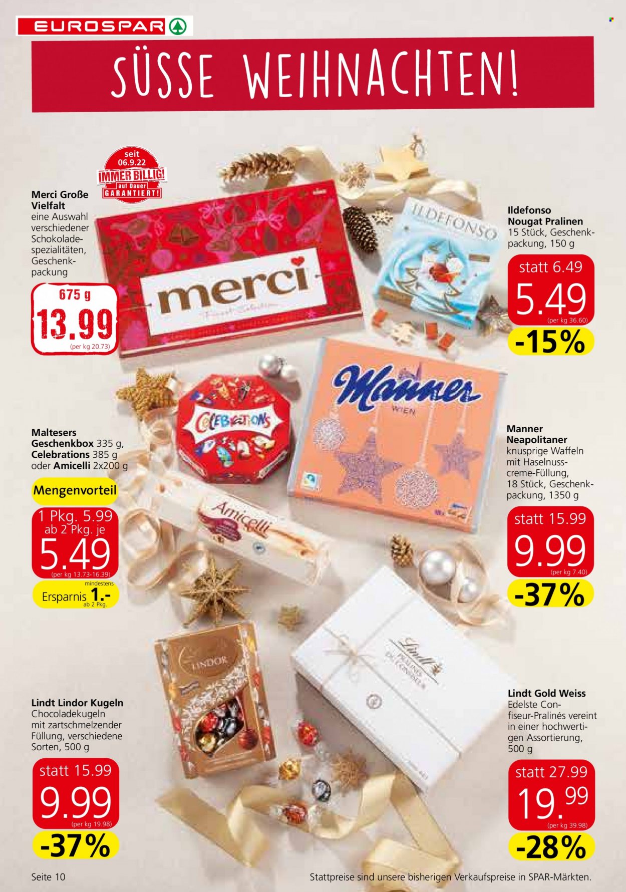 Angebote EUROSPAR - 1.12.2022 - 14.12.2022. Seite 10