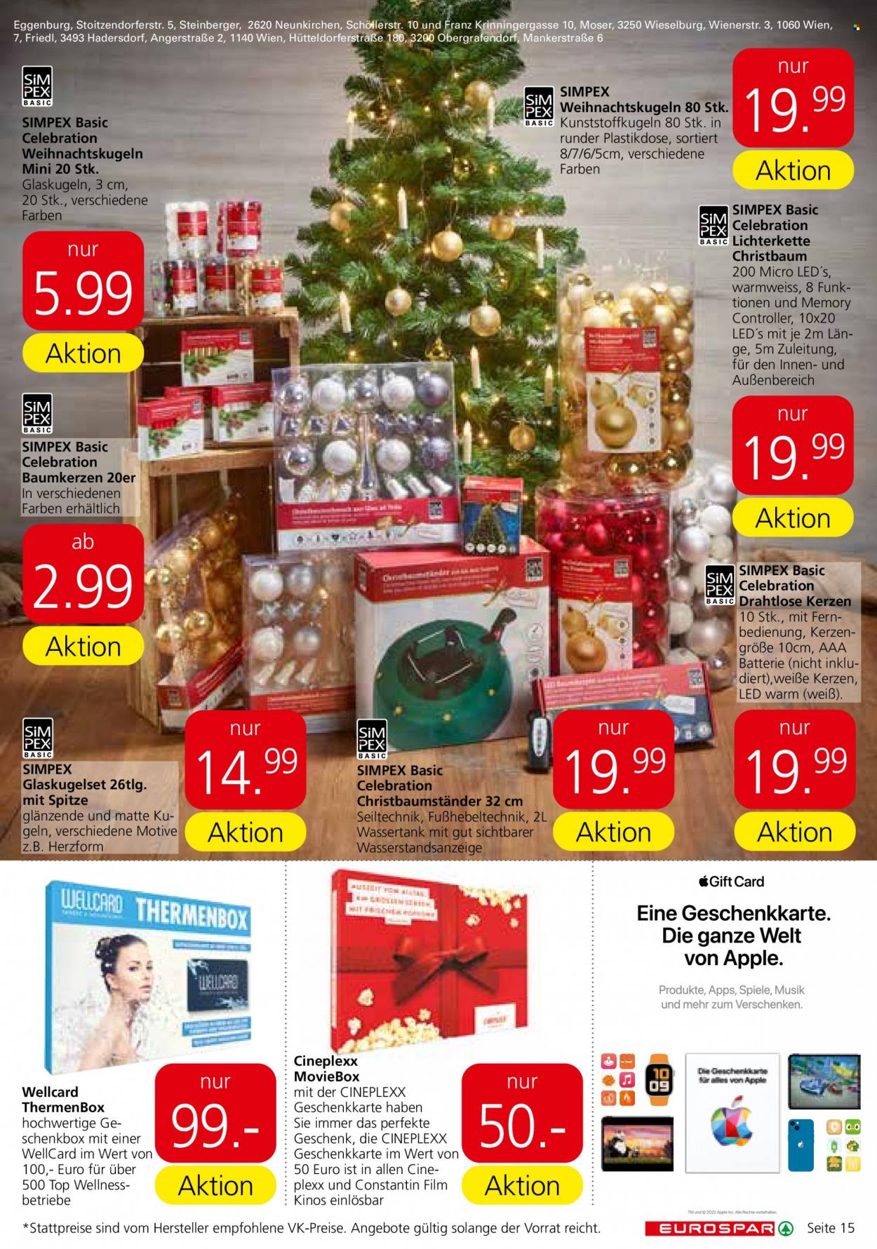 Angebote EUROSPAR - 1.12.2022 - 14.12.2022. Seite 15