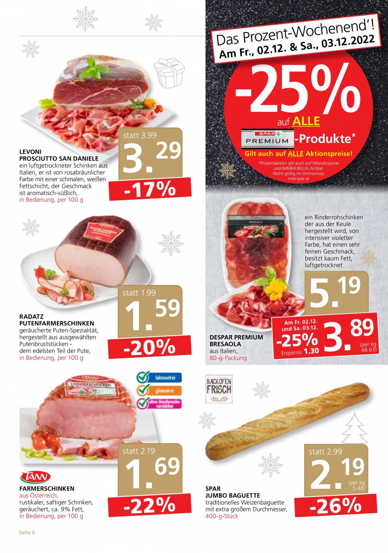 Angebote SPAR - 1.12.2022 - 14.12.2022. Seite 6