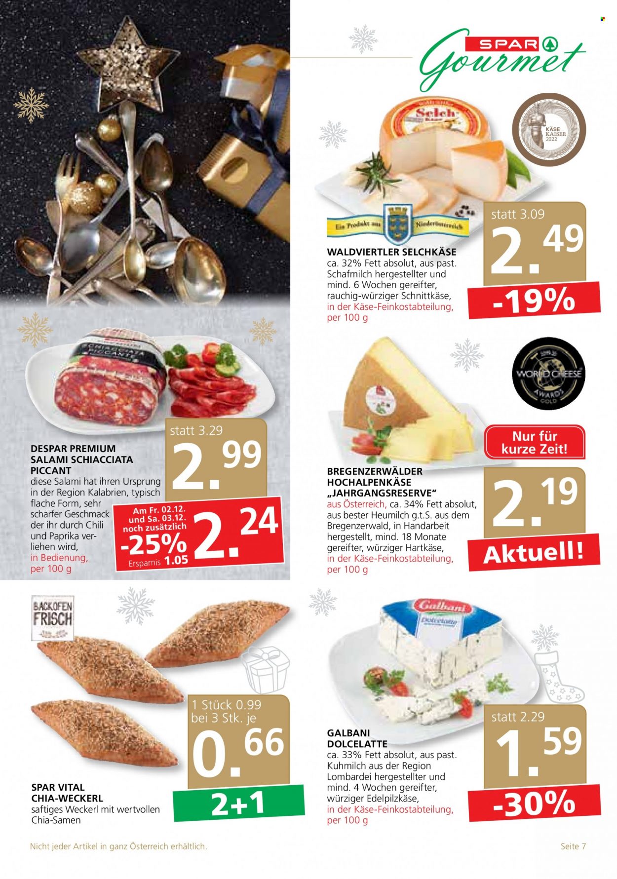 Angebote SPAR - 1.12.2022 - 14.12.2022. Seite 7