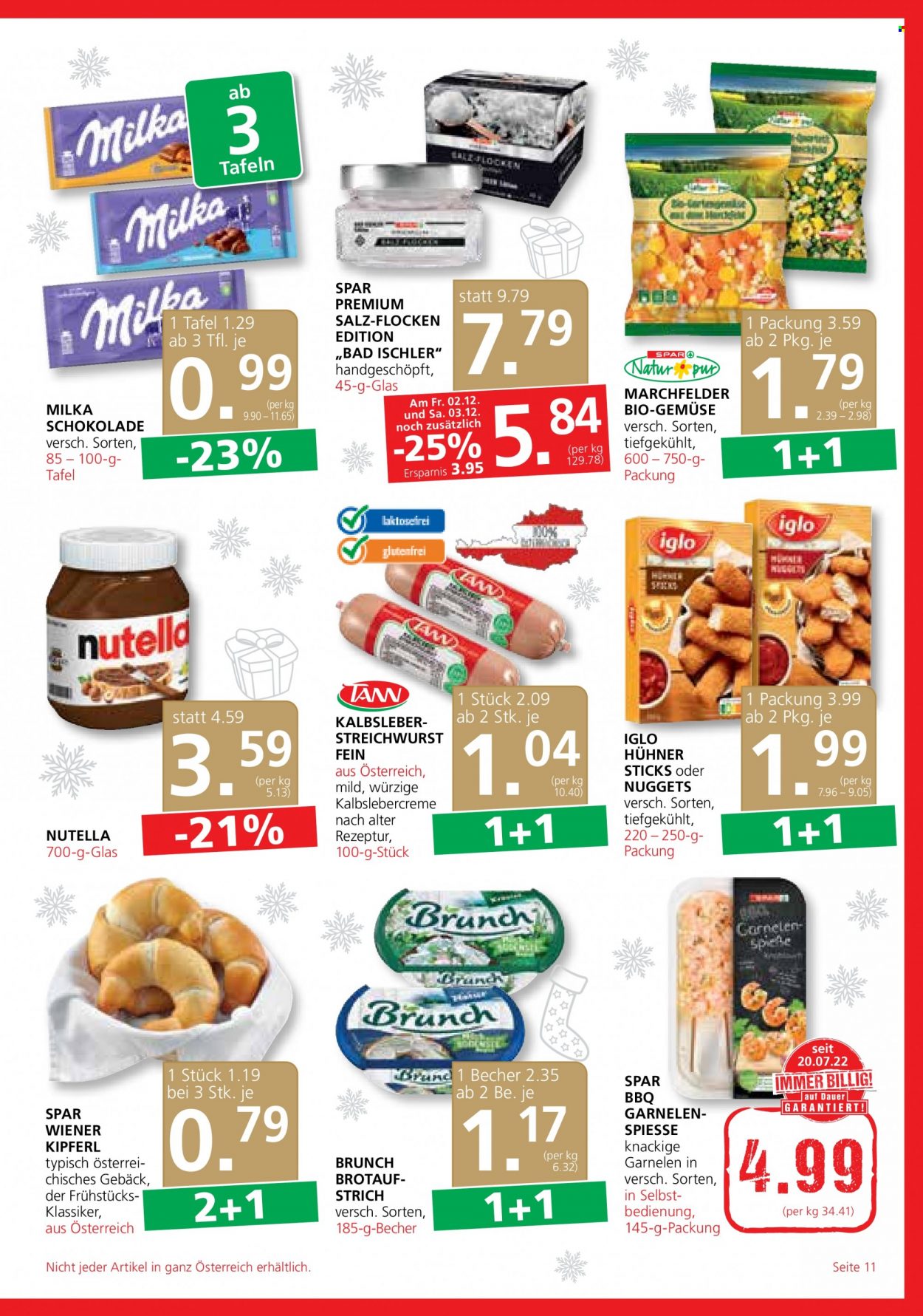 Angebote SPAR - 1.12.2022 - 14.12.2022. Seite 11